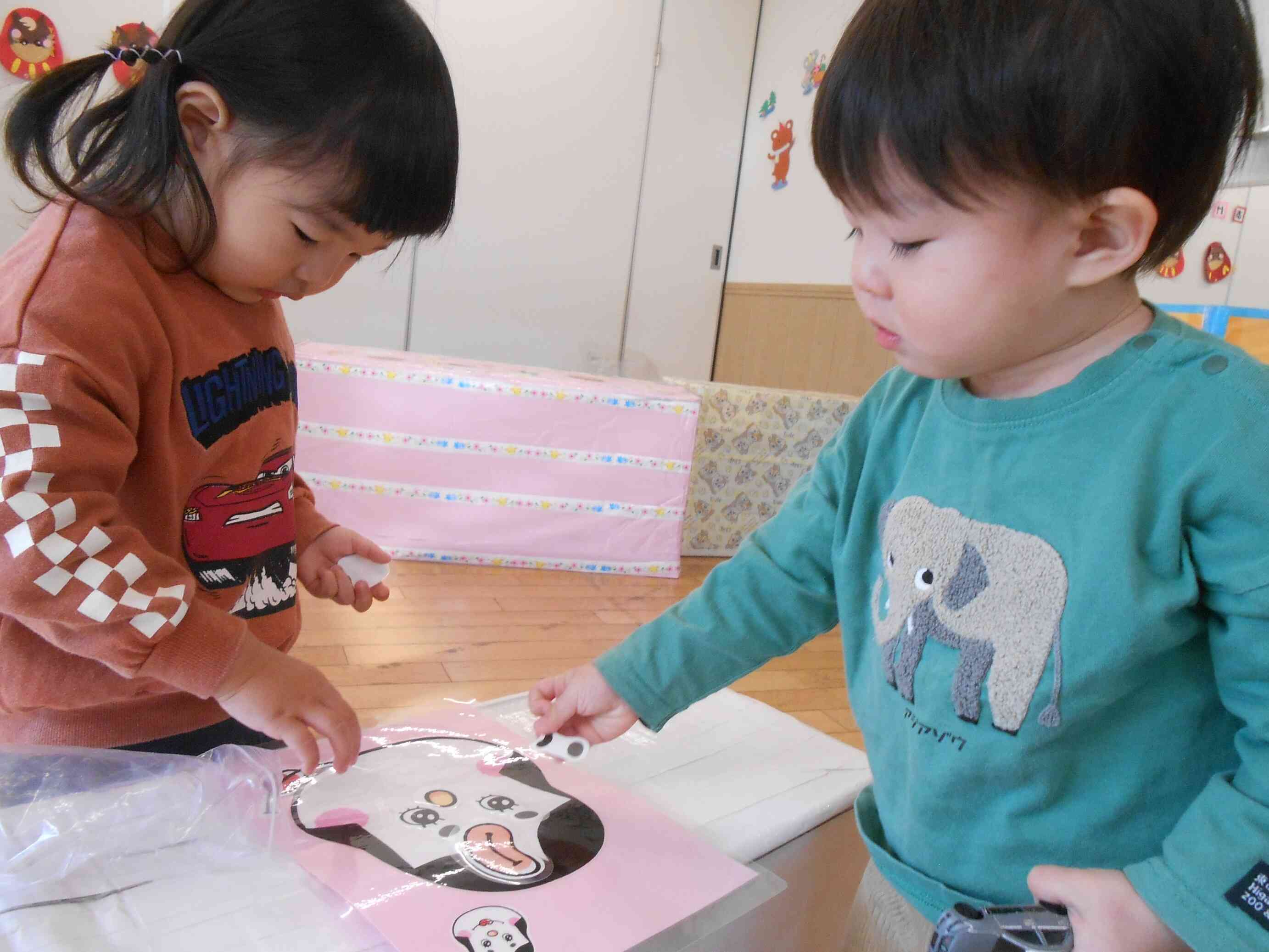 今月からのお友だちも遊びます