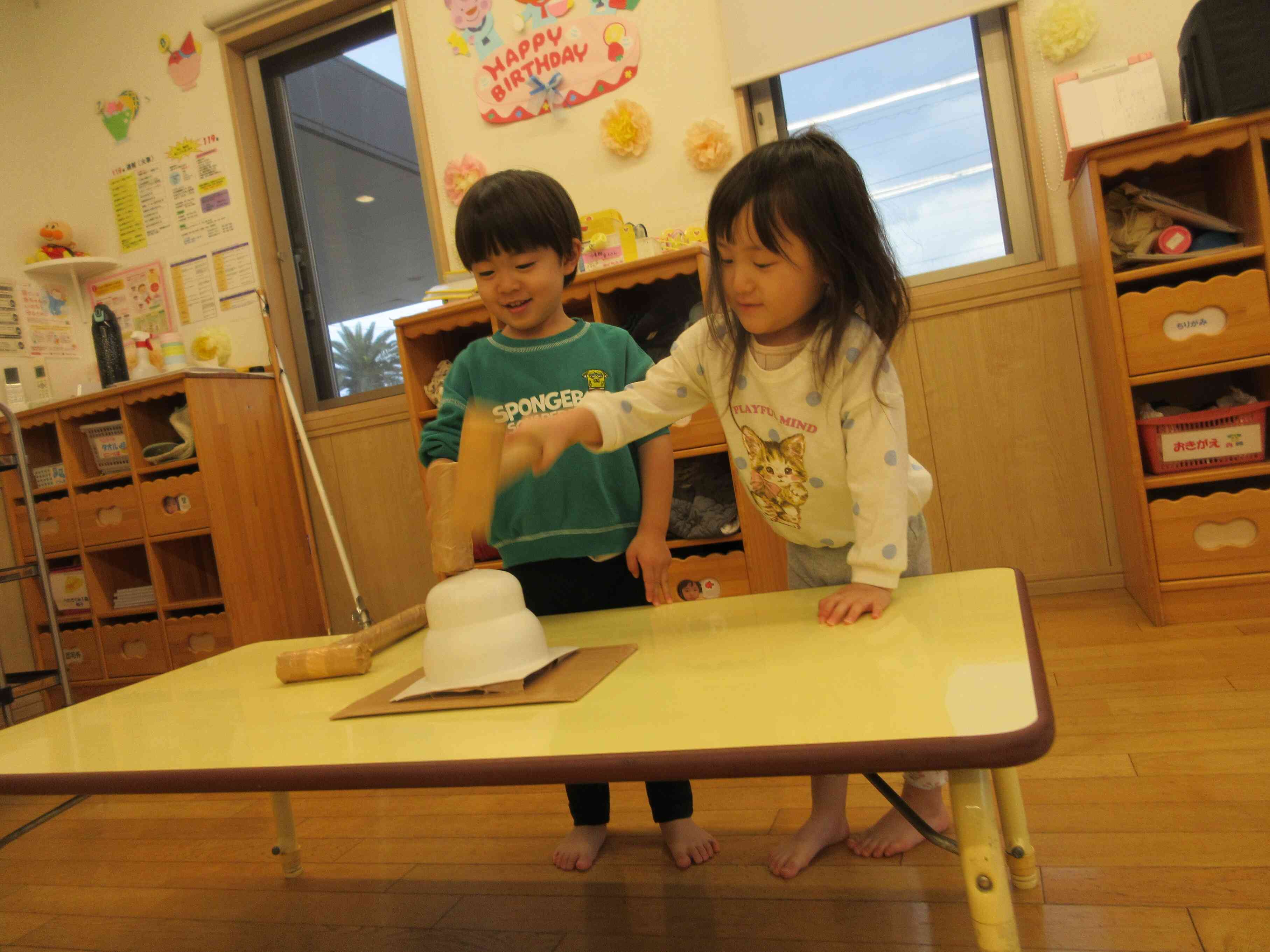 今月の食育は鏡開きです♪