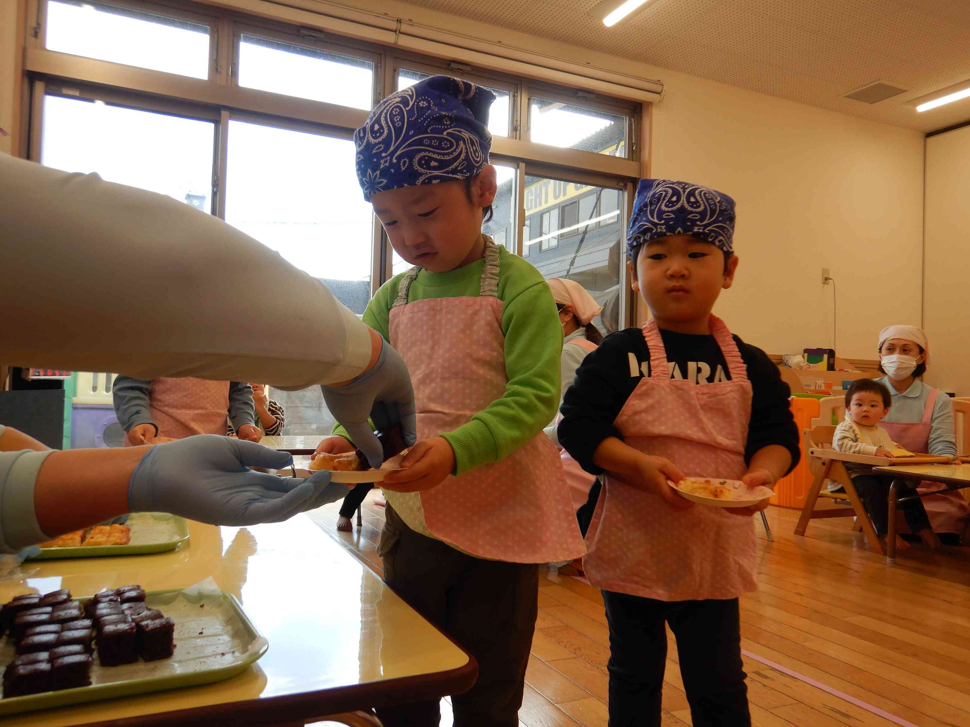 今月の食育は「ひなまつりデザートを食べよう」です♪