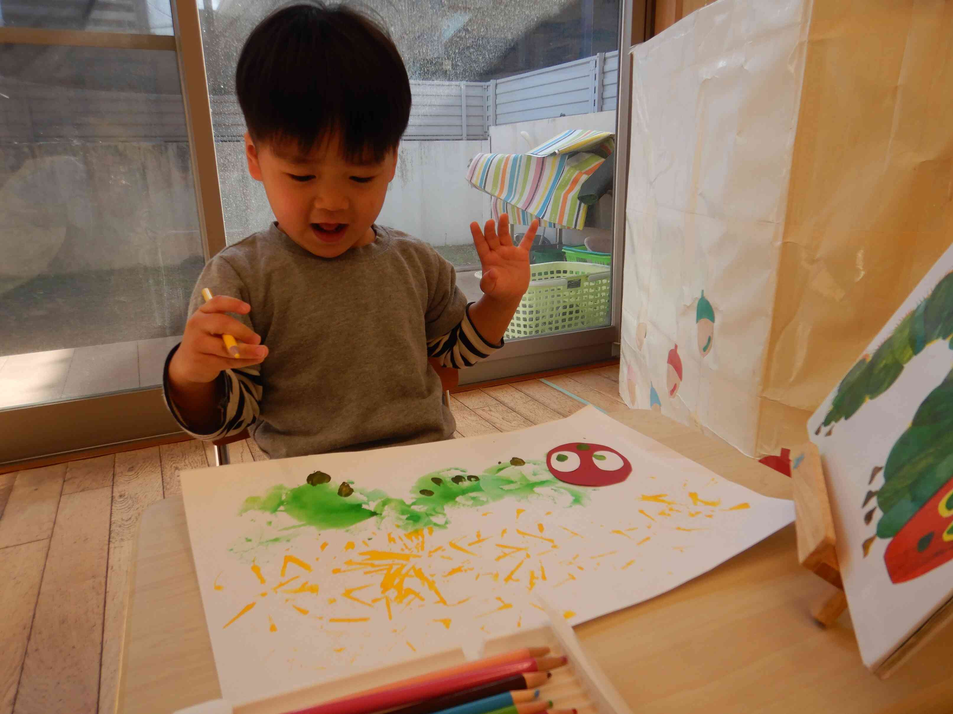 自分たちでつくったよ☆ここに書こう！