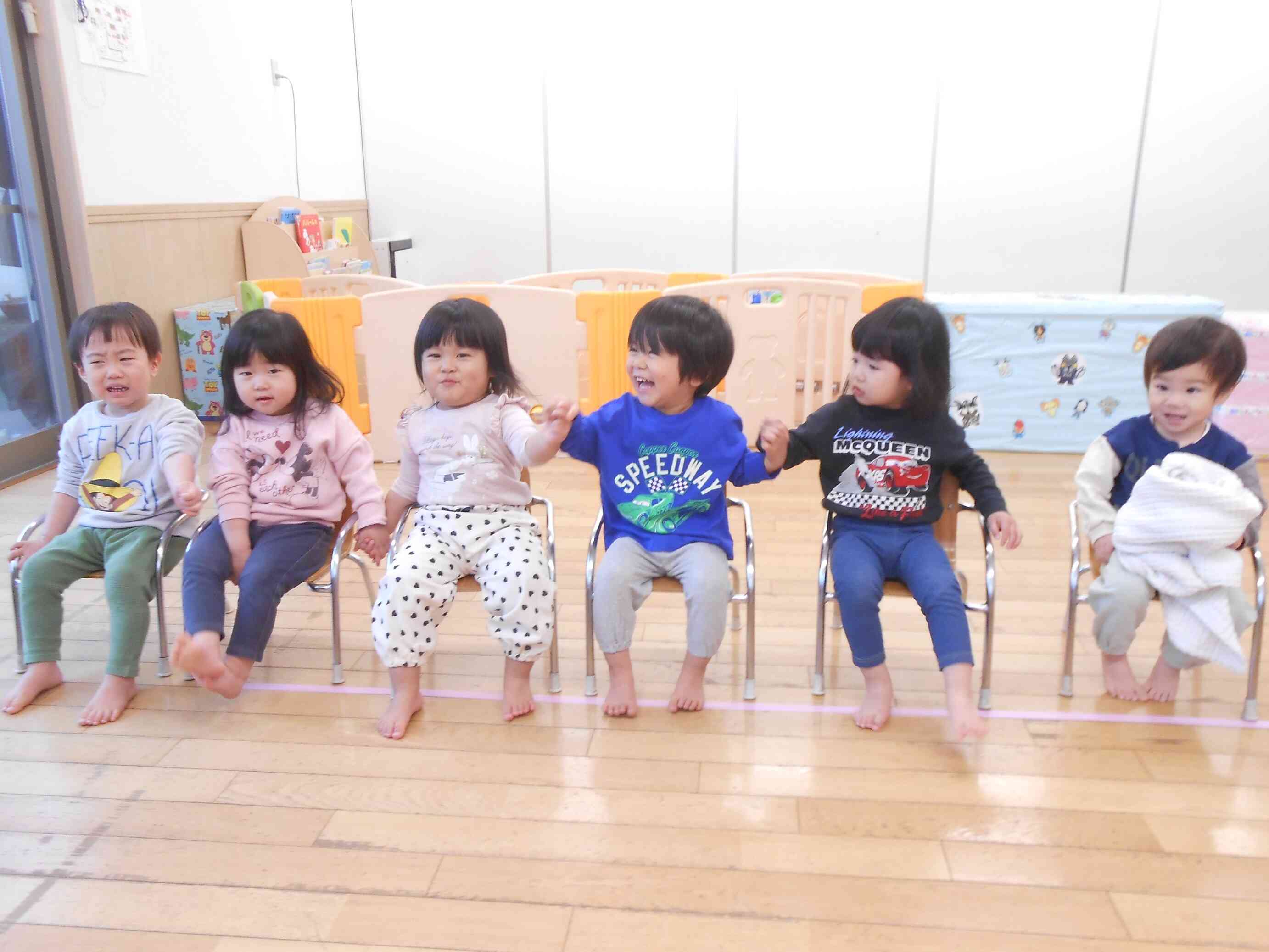 うさぎぐみ（1歳児）ある日の様子