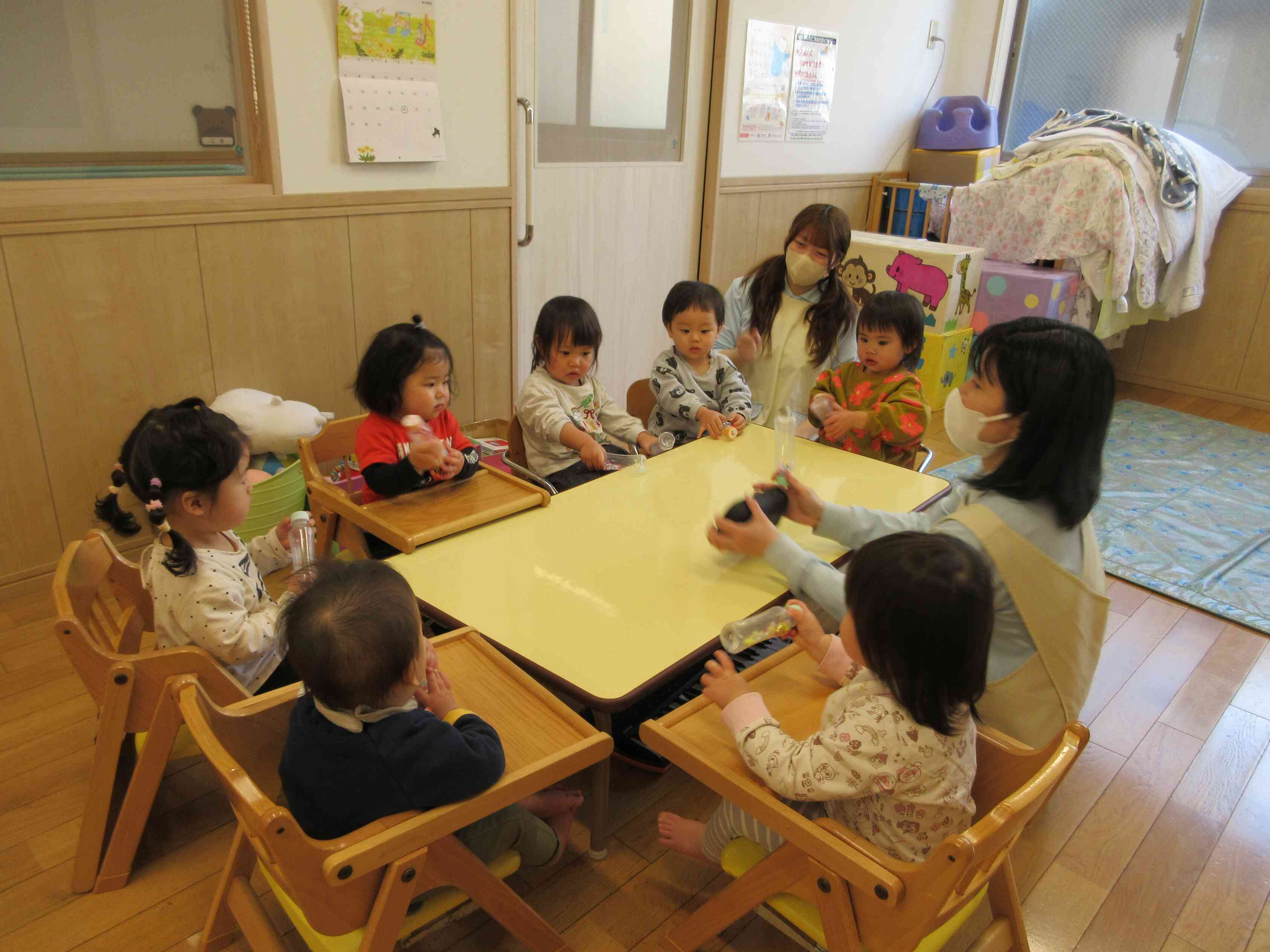 朝のお集りの様子