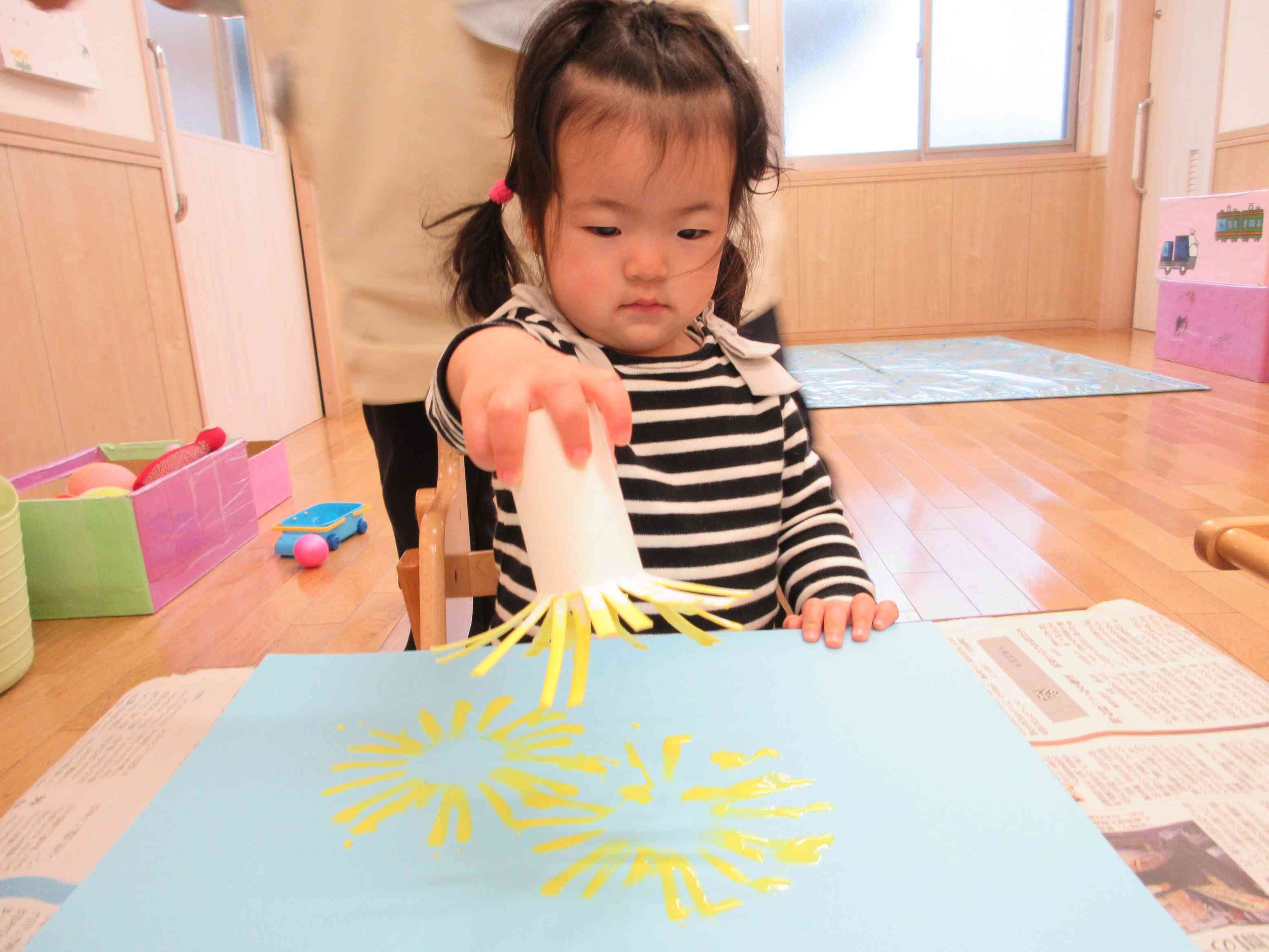 大きいタンポポができたね!