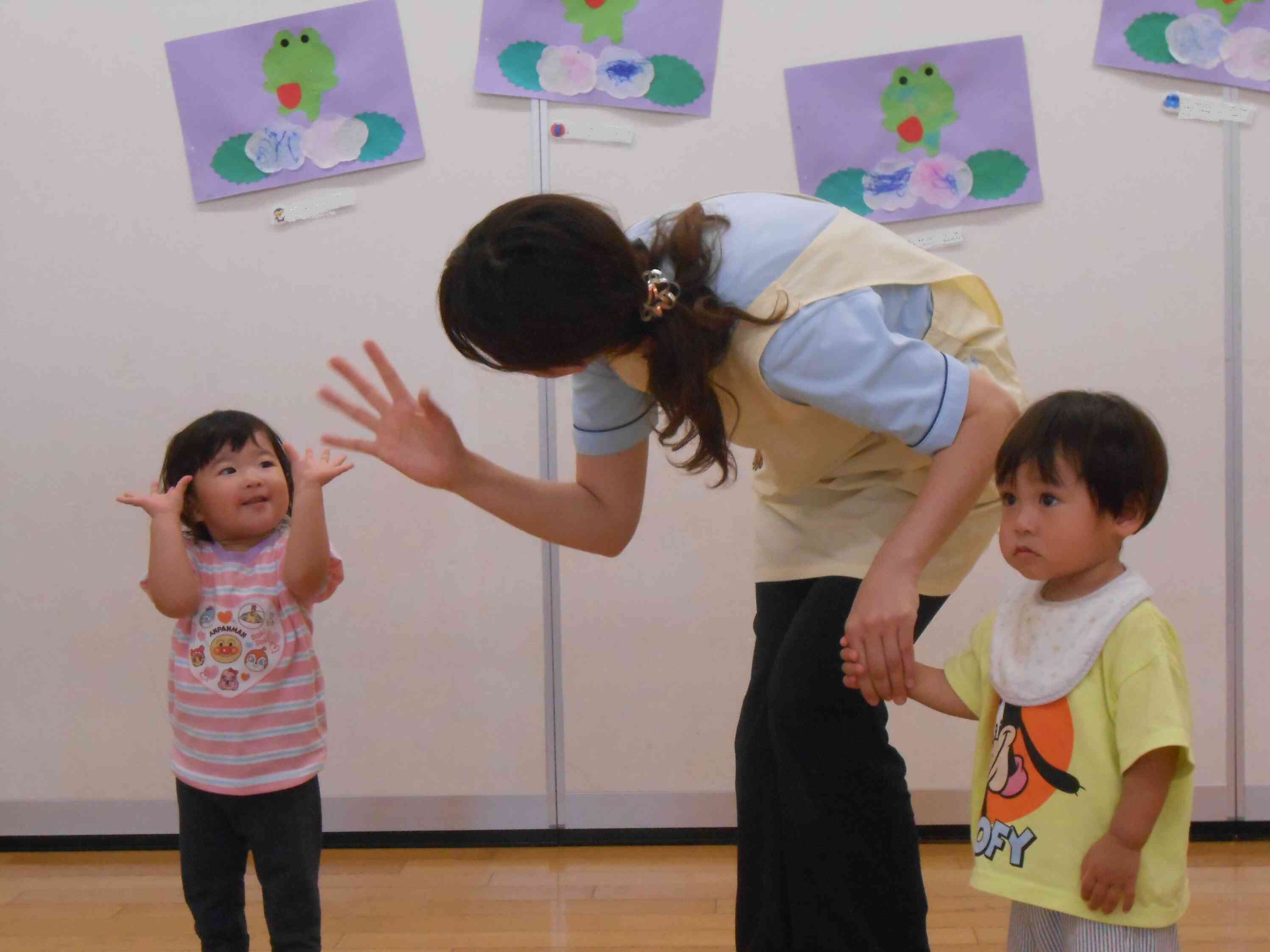 身体を動かしながら音を表現♫