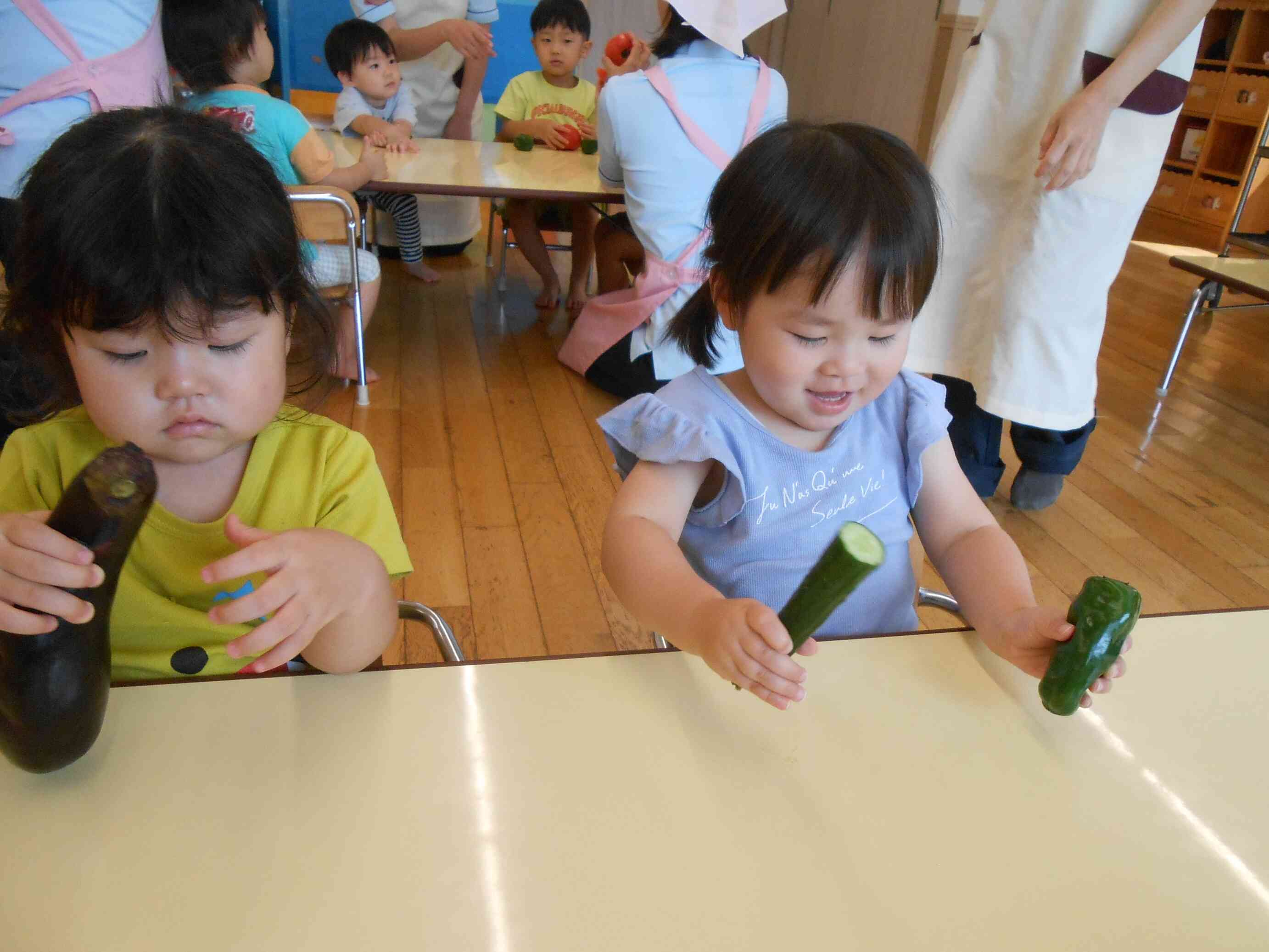 ７月の食育は「夏野菜を知ろう」です♪