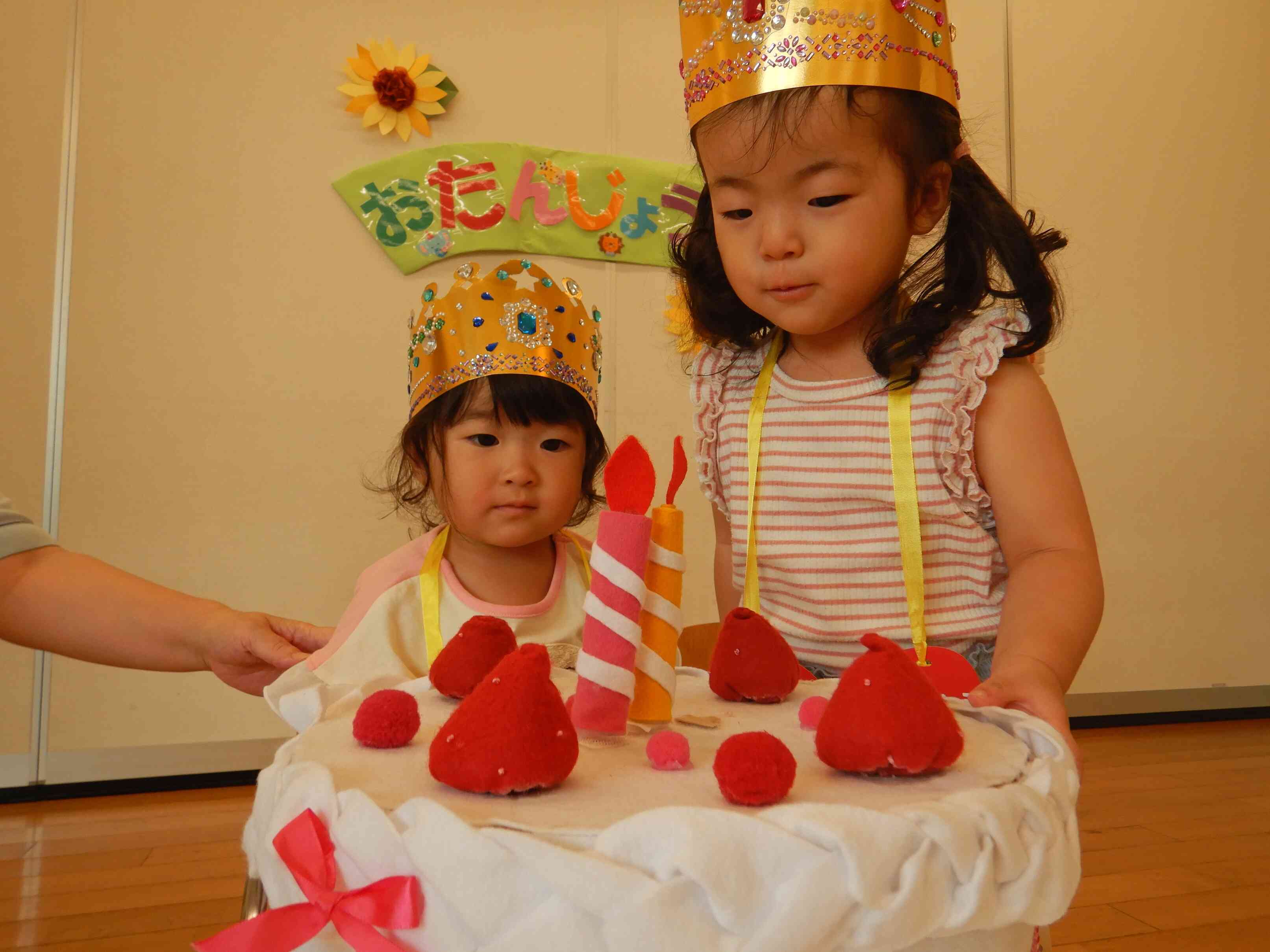 ７月のお誕生会の主役です✨