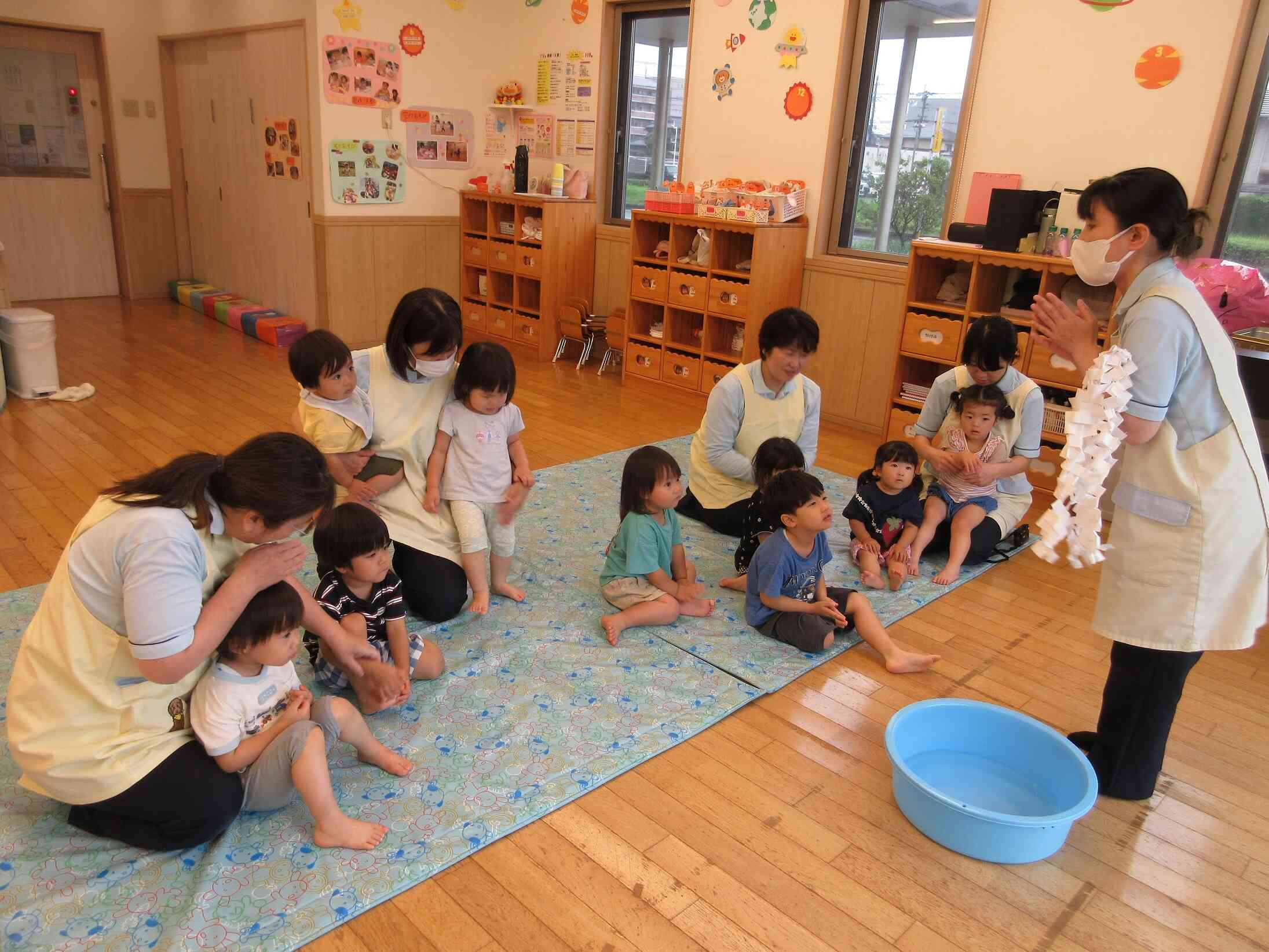 水の神様にお清め