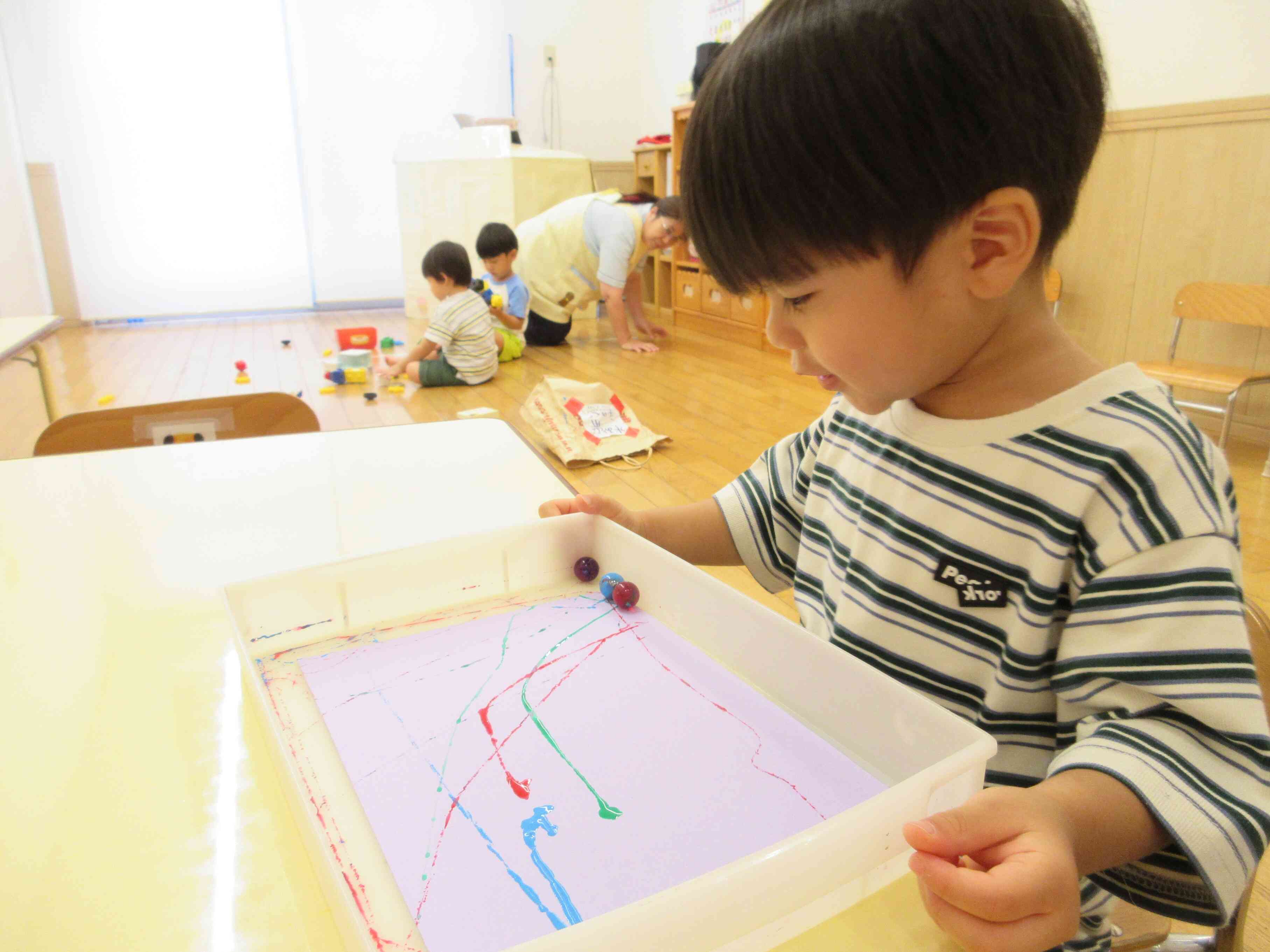 僕はこの色にするー