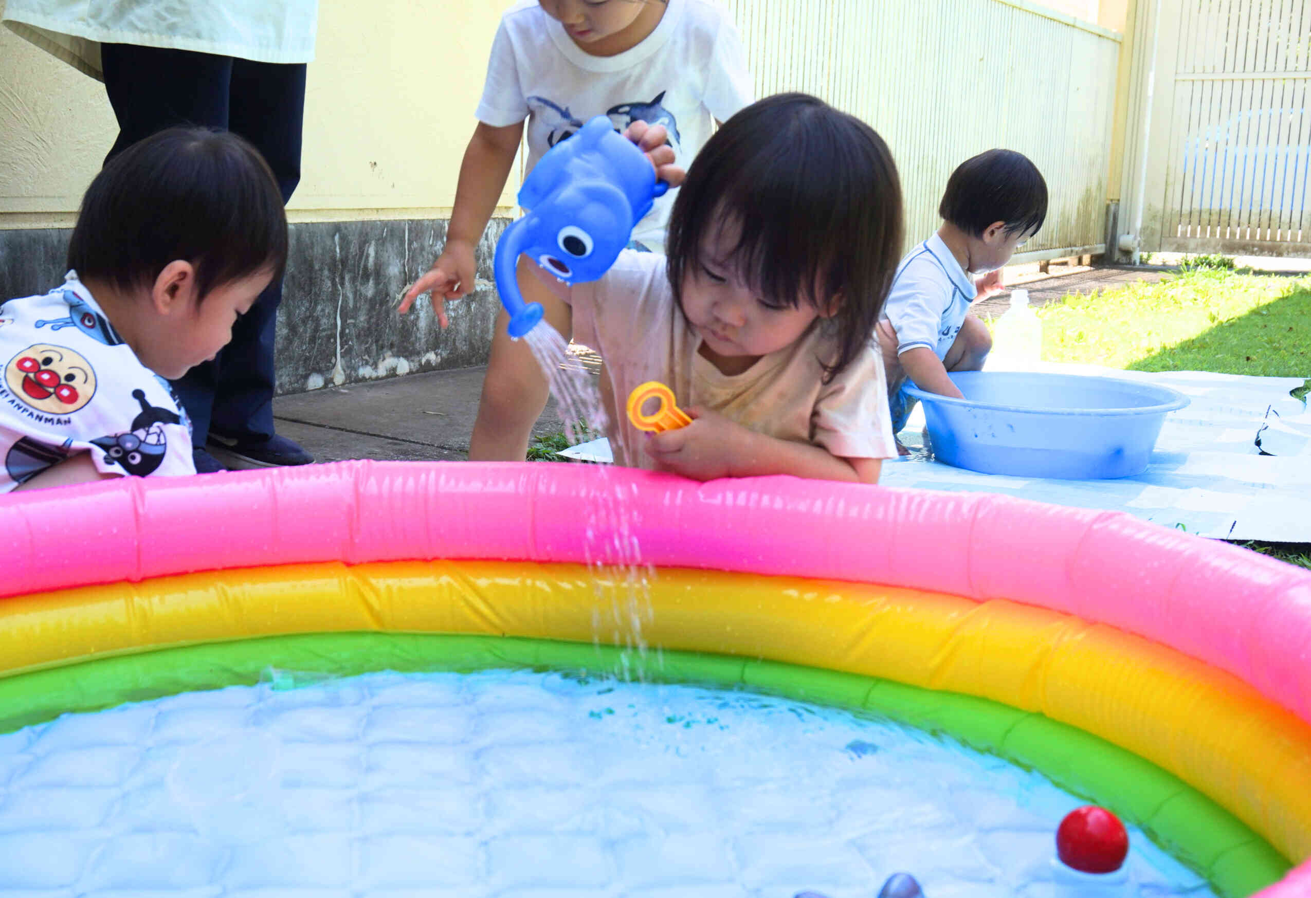水遊び