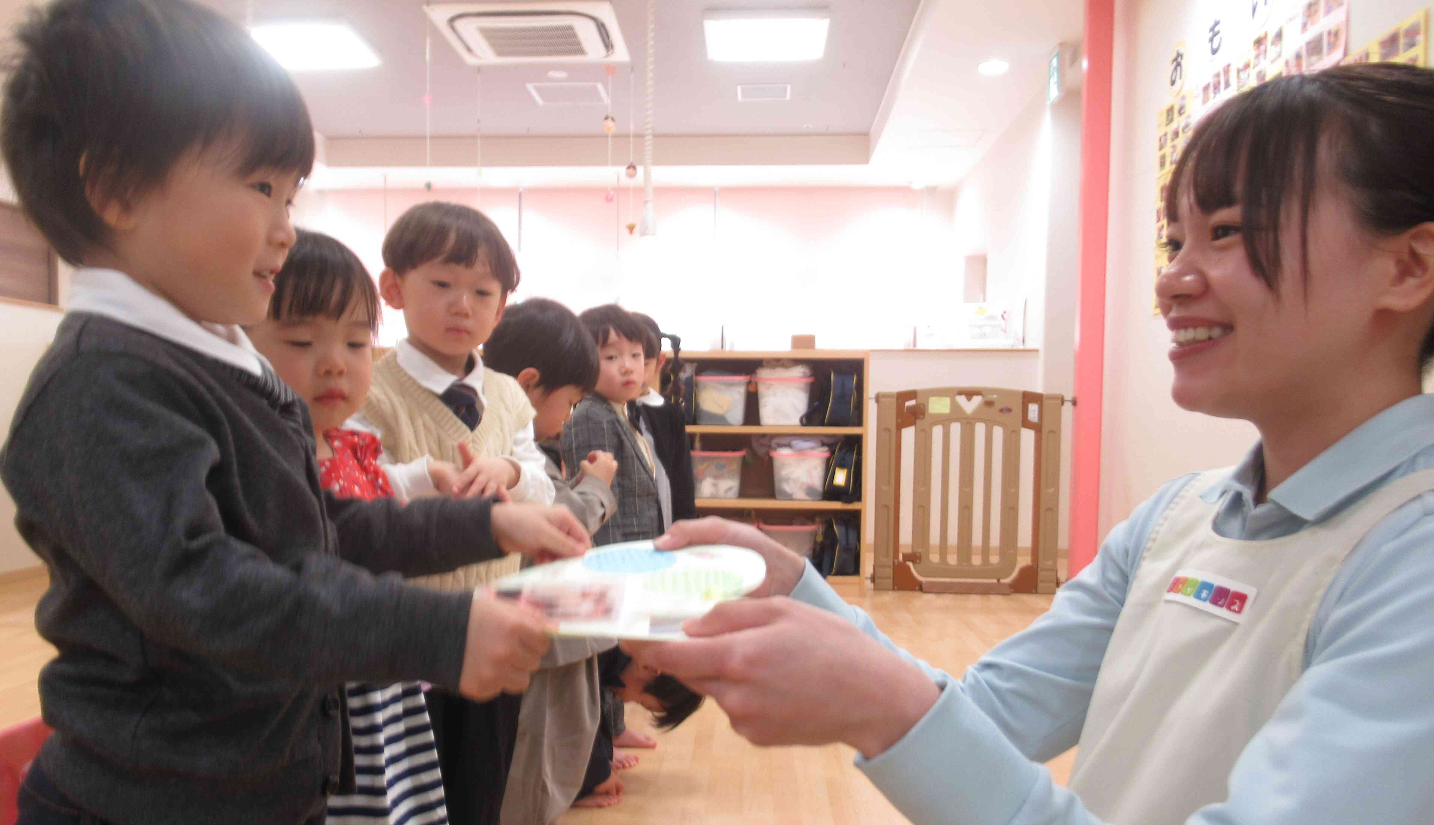 担任の先生からのプレゼント♪