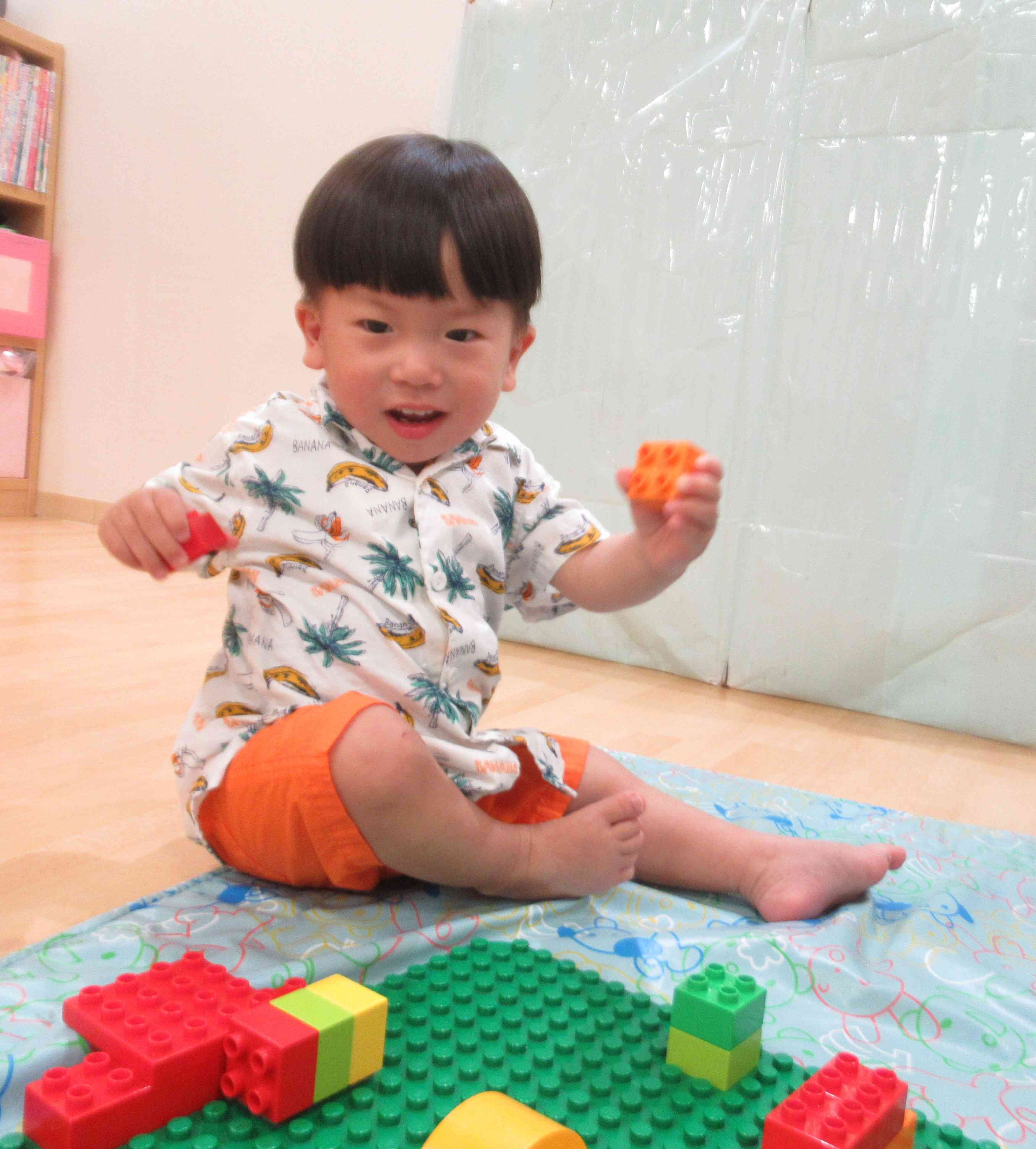 ブロック遊びだいすき!