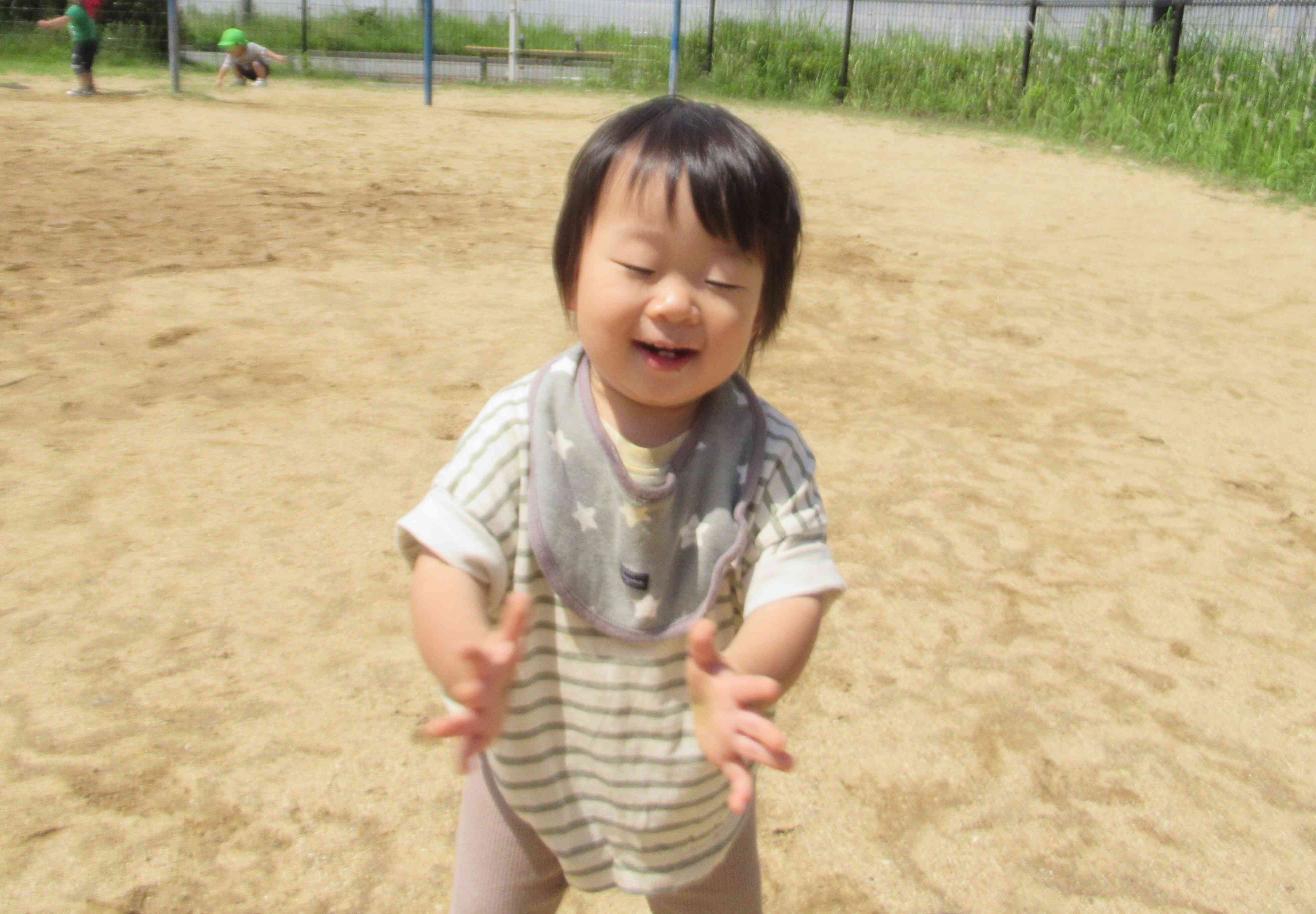 先生の所まで…