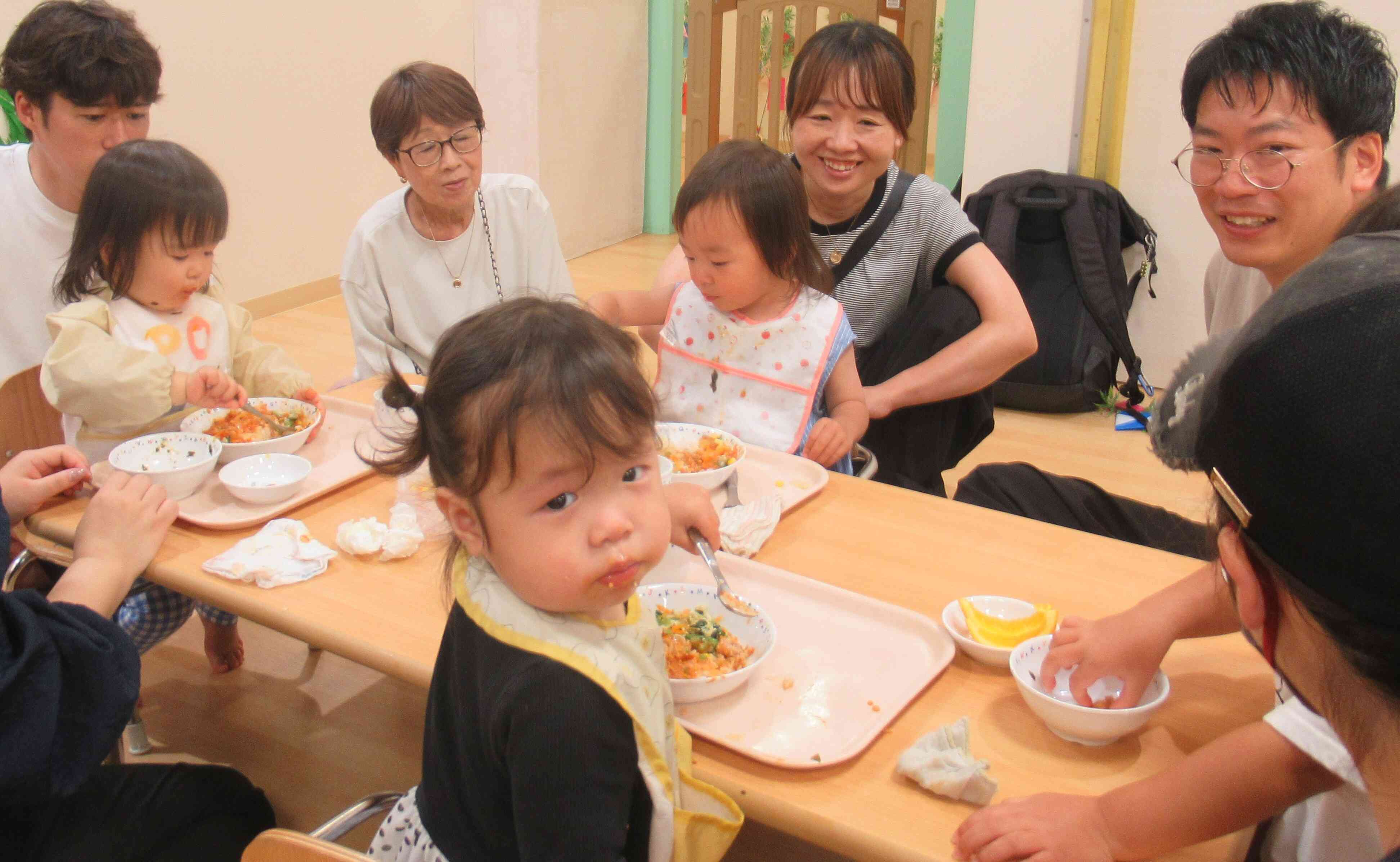 給食おいしかったよ!