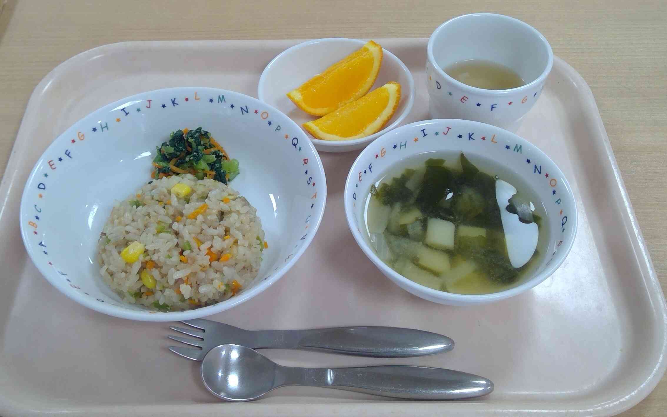 9月27日(土)の給食