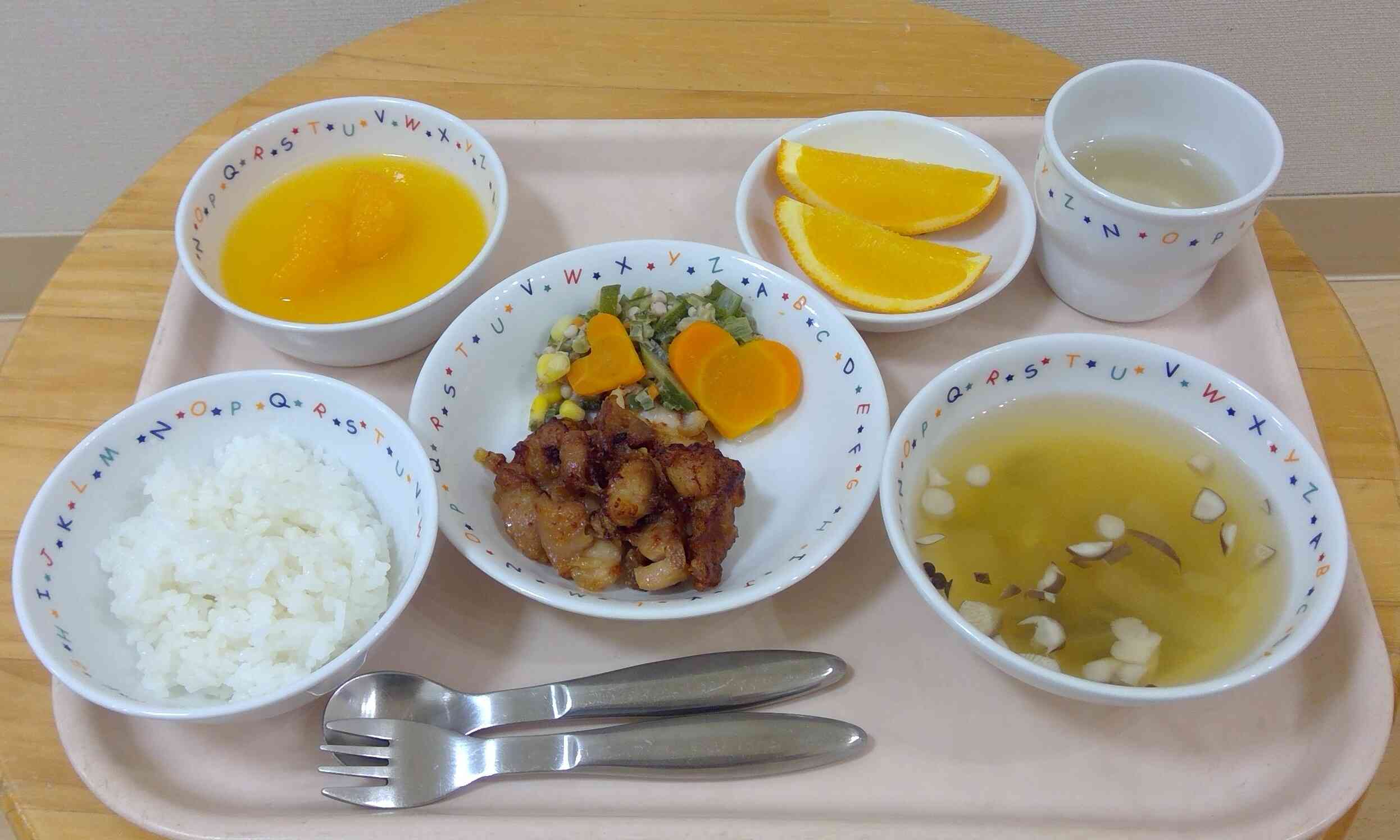 9月17日(水)の給食(お誕生日メニュー)