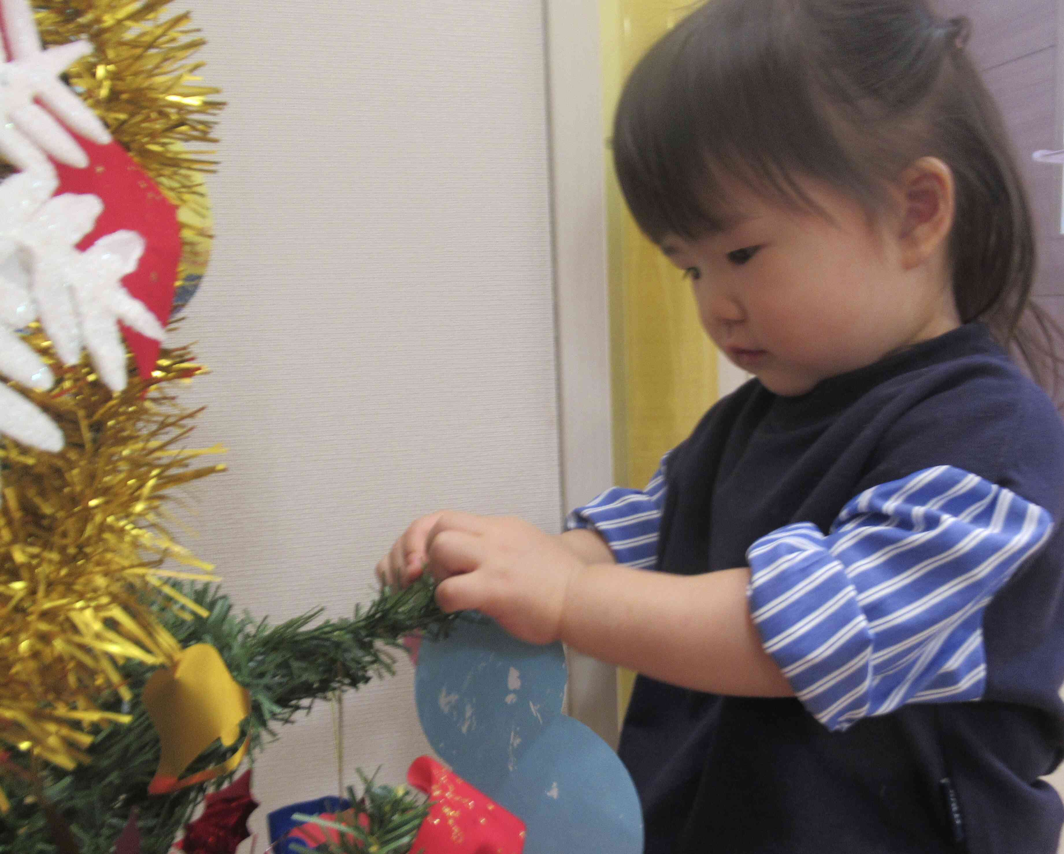 飾りつけするよー