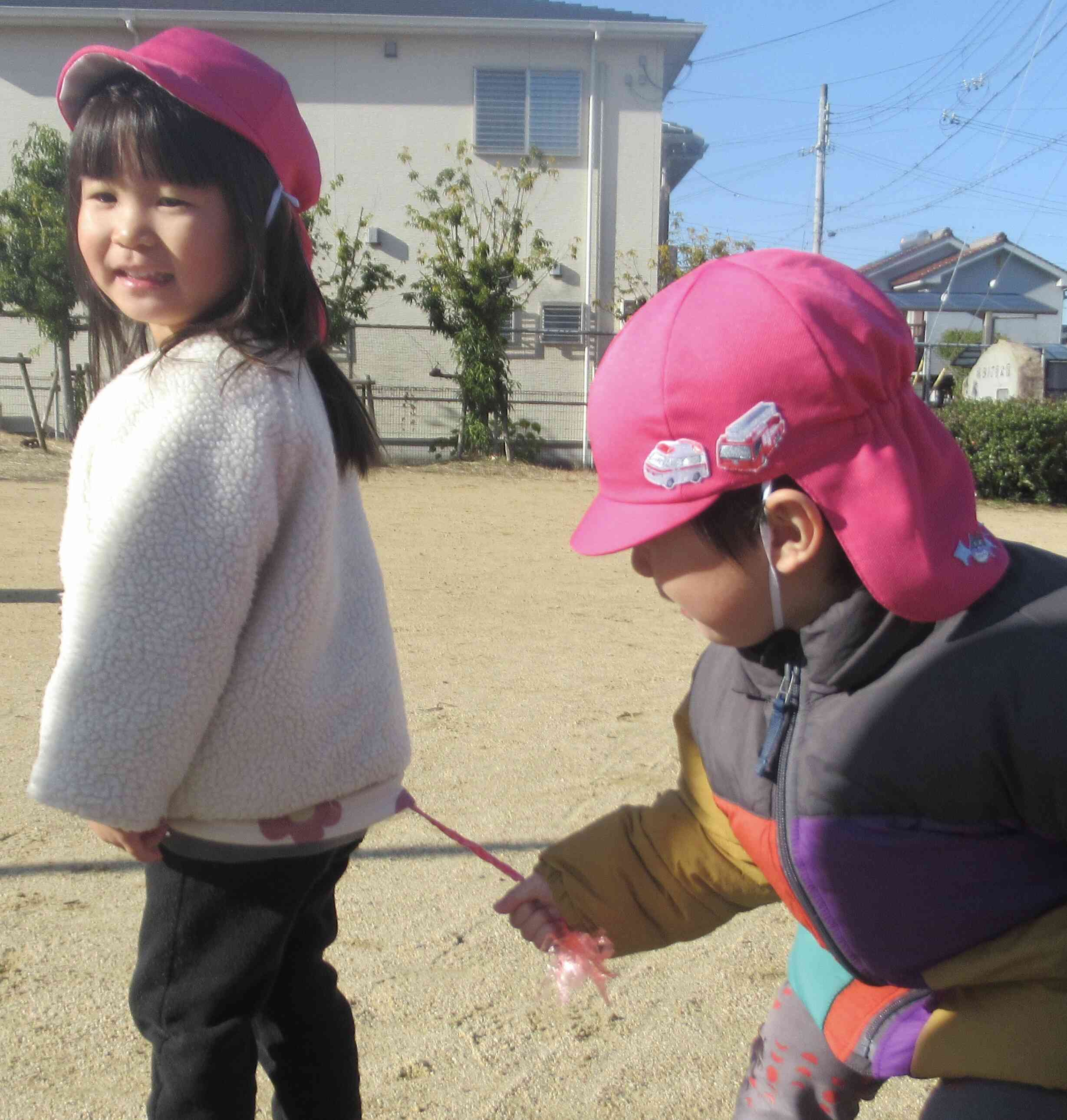 しっぽとり楽しい！