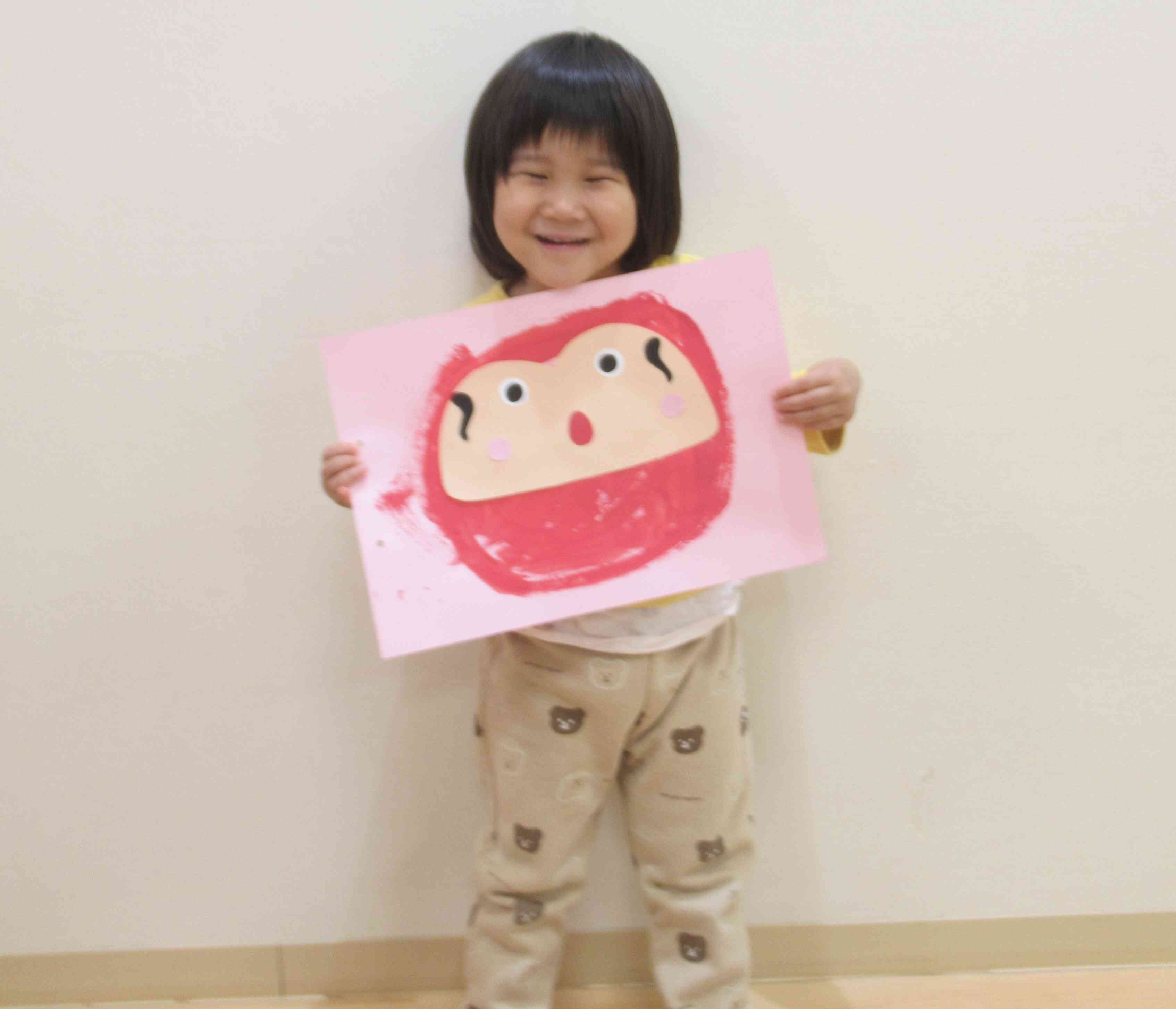 うさぎ組　福笑い