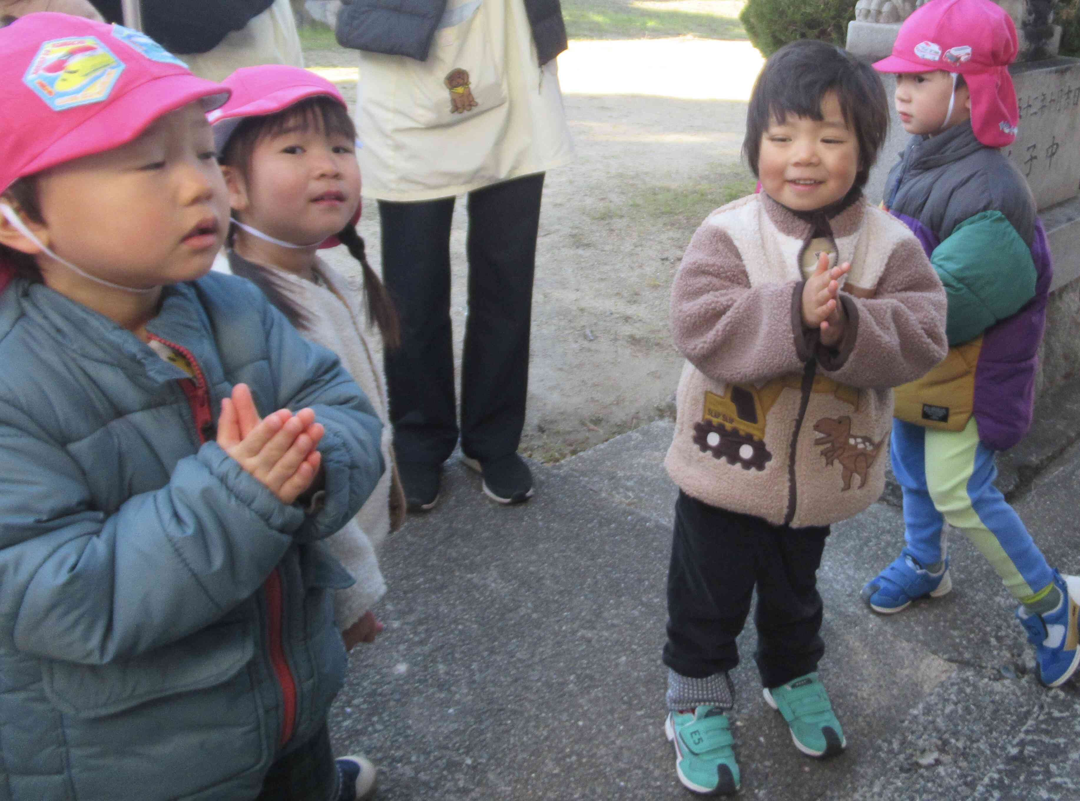 みんなでお参り！