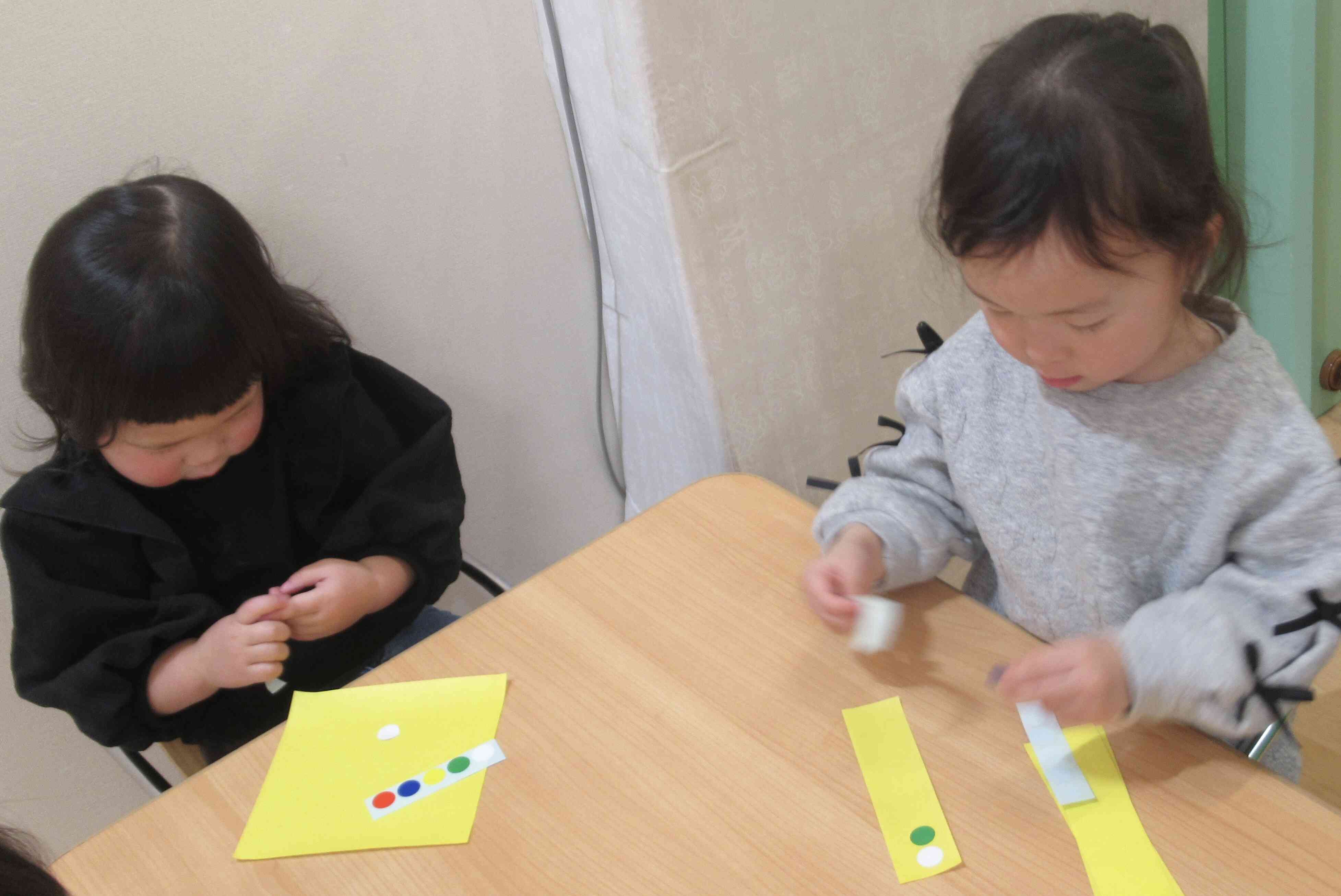 あひる組製作の様子