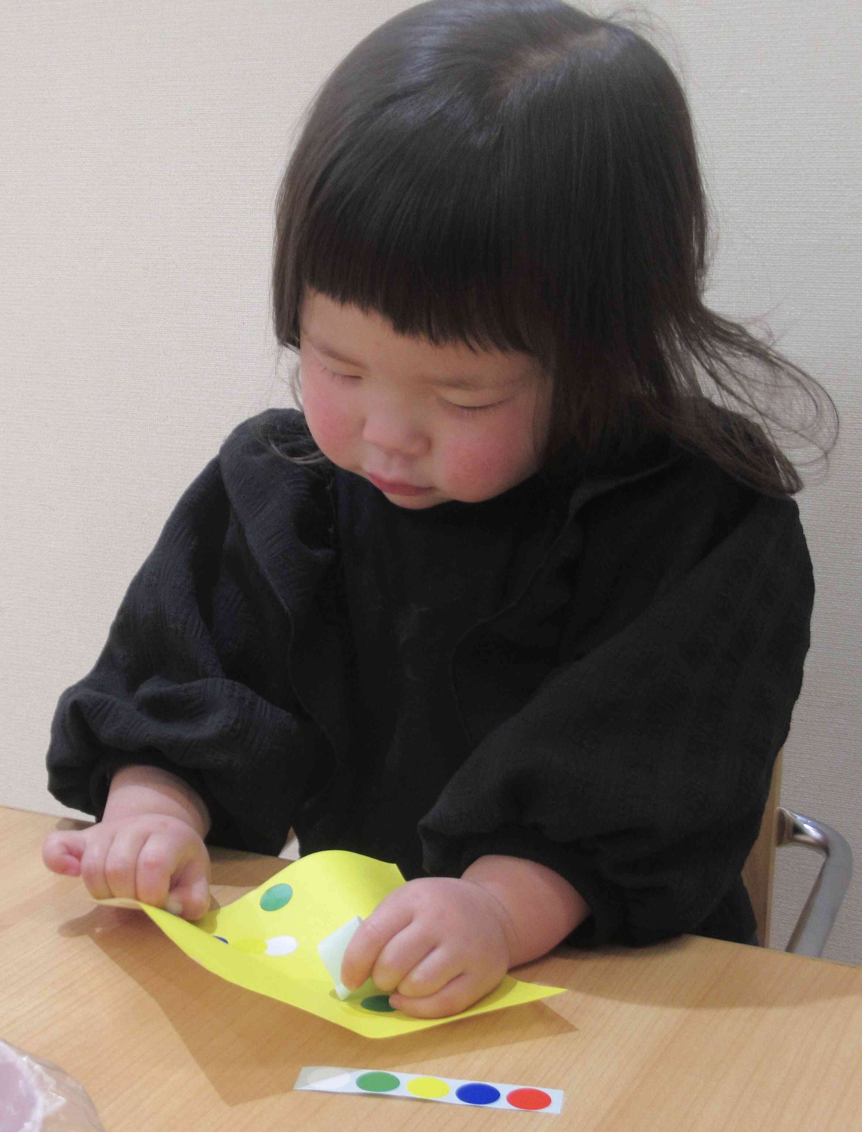 いっぱい貼れたよ