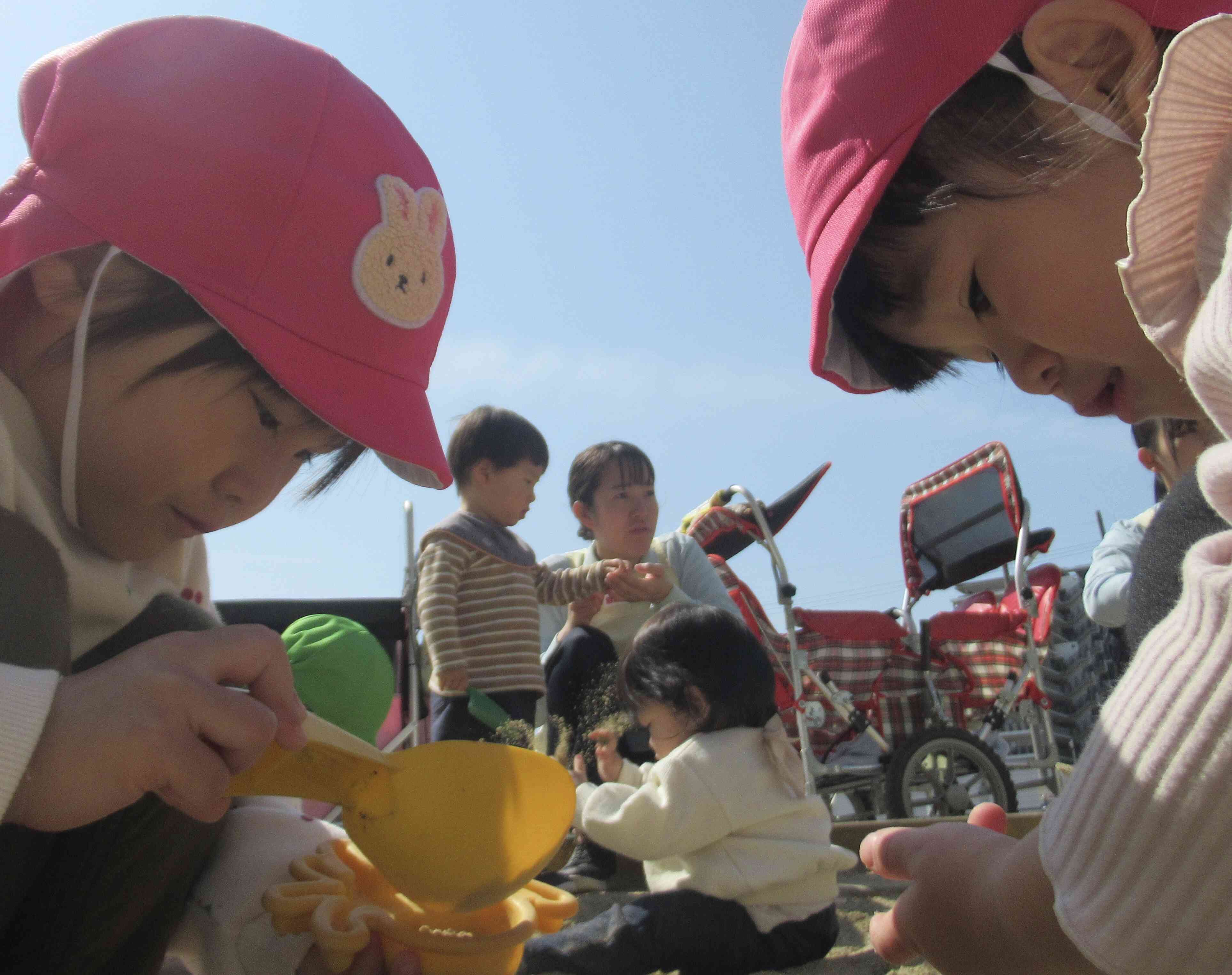 砂の感触は、、、？