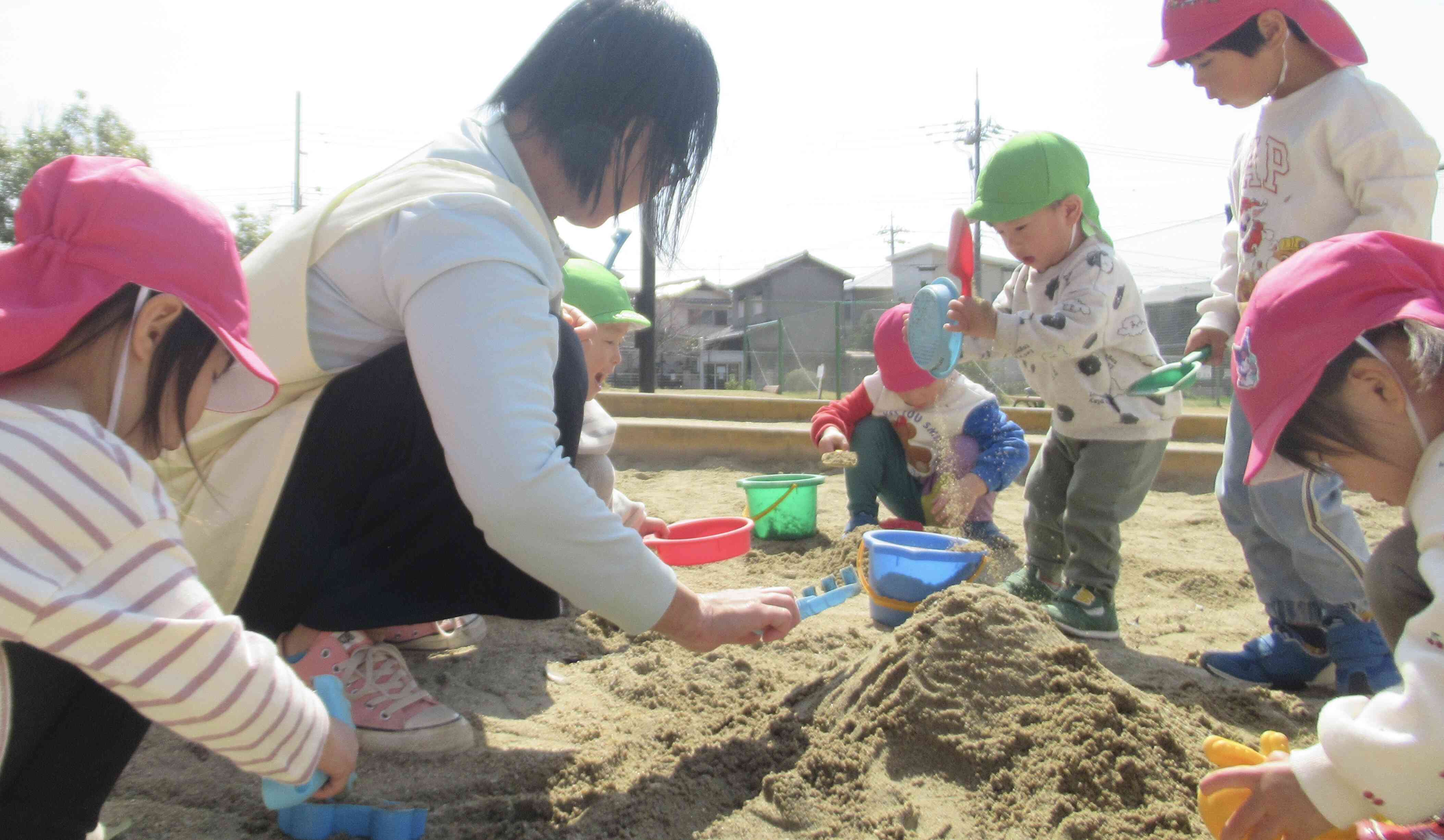砂遊び