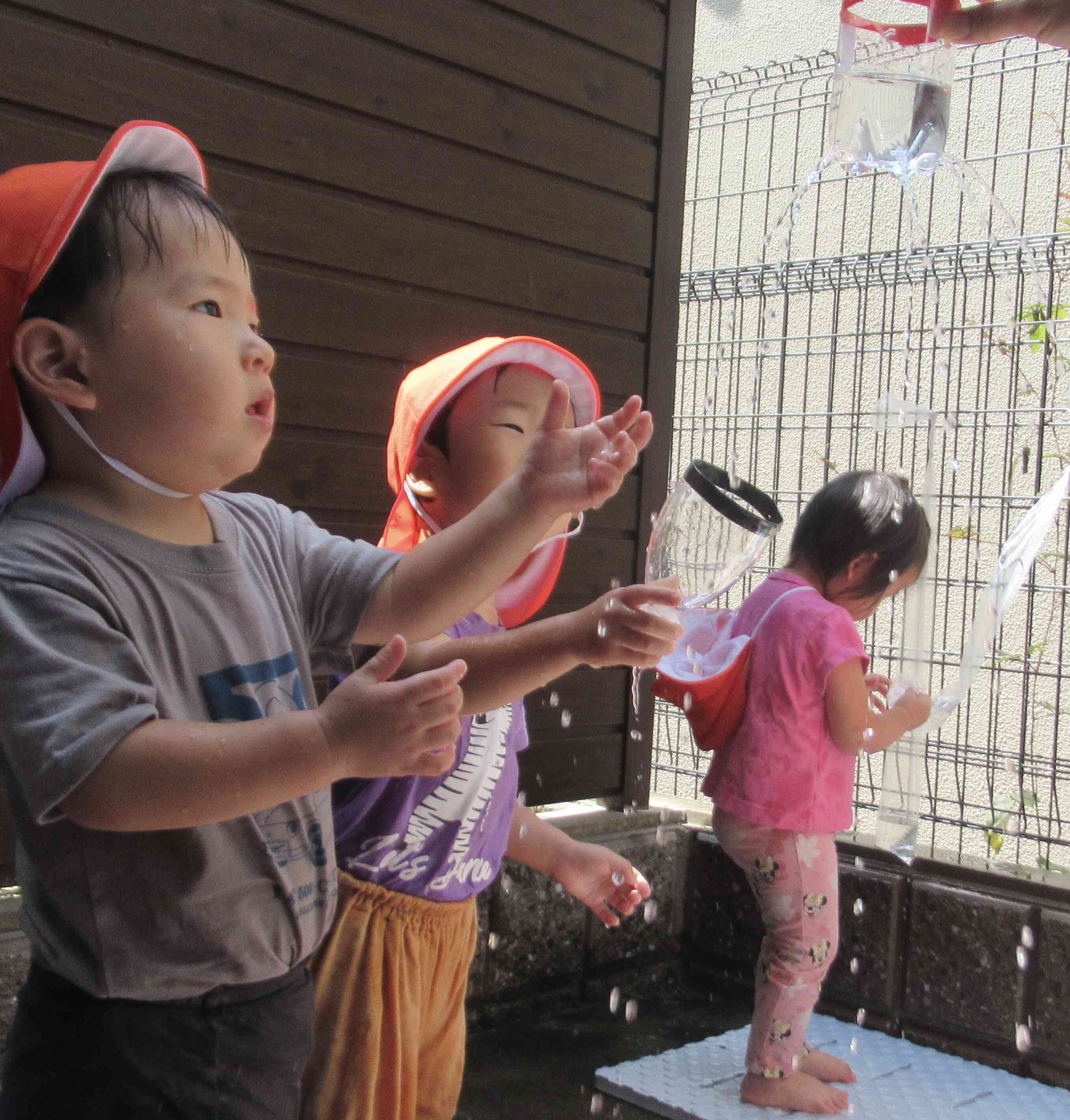 水遊び始まりました！