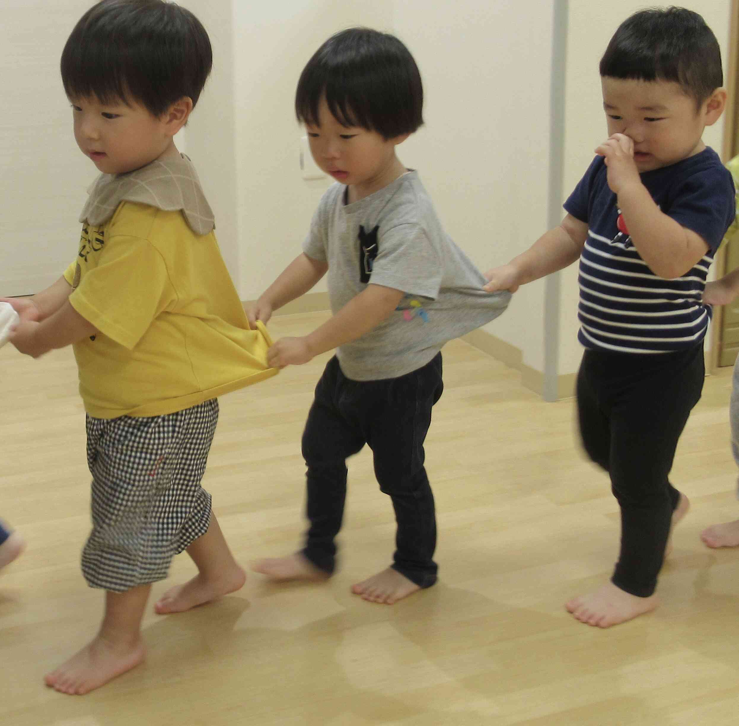 うさぎ・あひる組　運動遊び