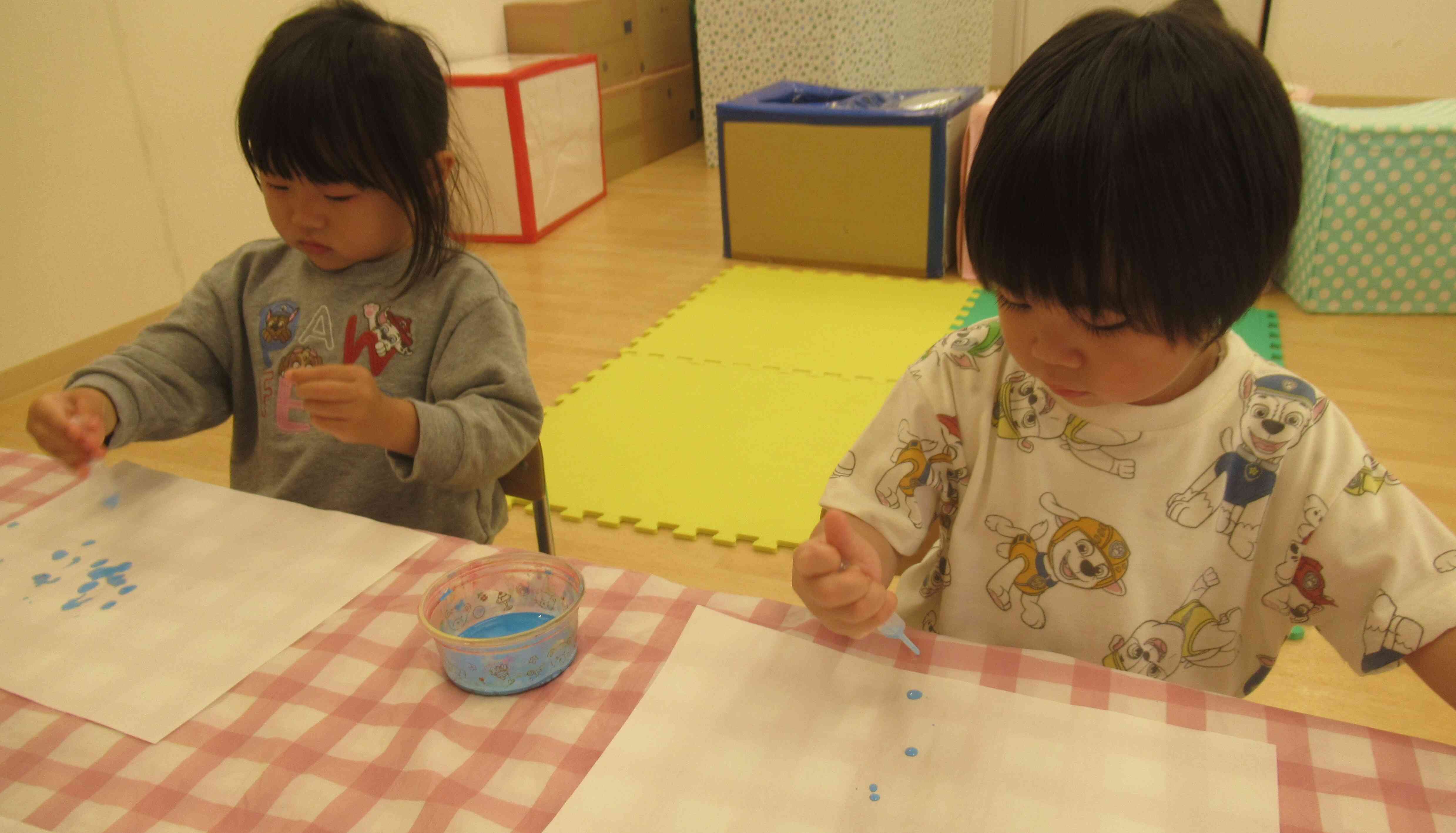 お友だちと一緒に…
