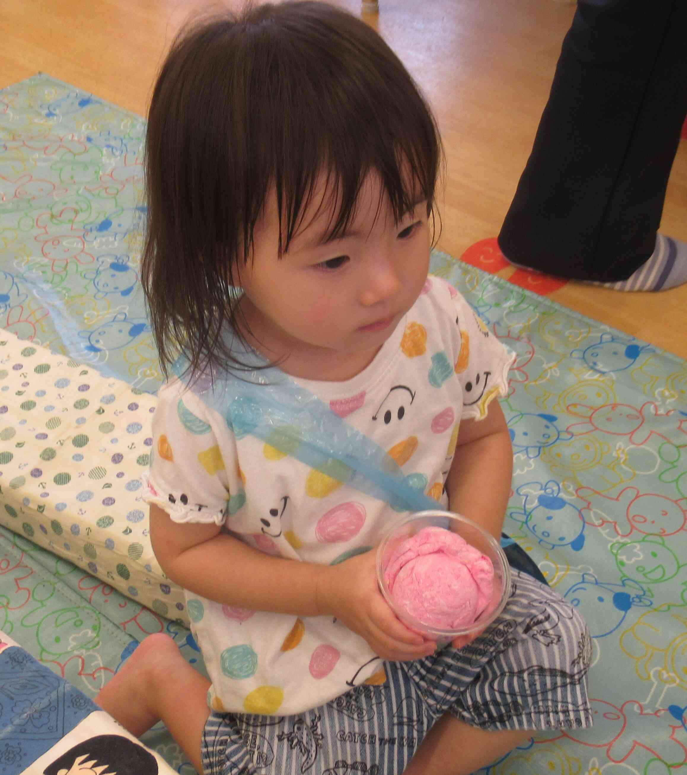 夏祭りをしました！(ひよこ組、あひる組)
