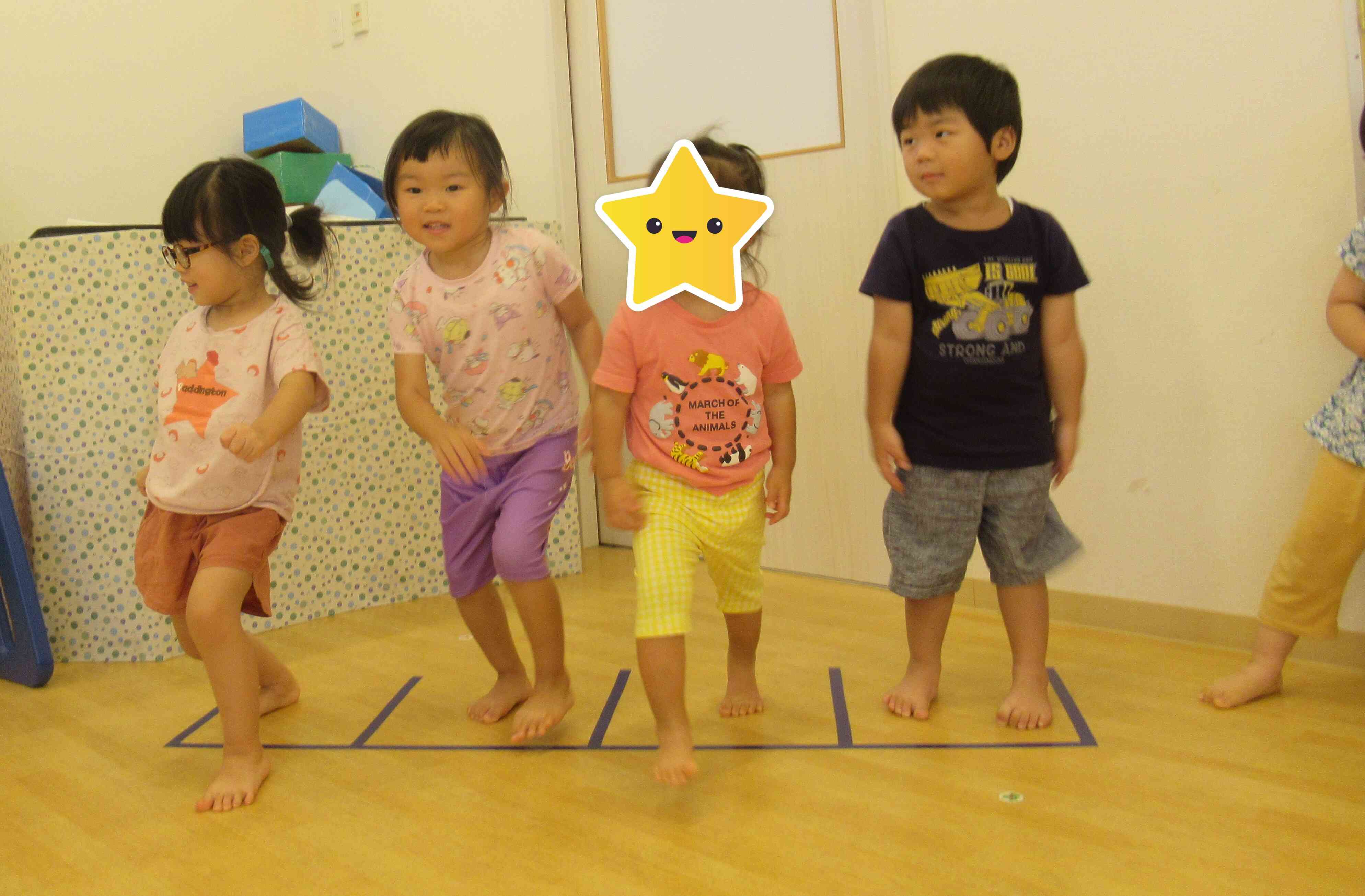 運動会の練習がんばっています！