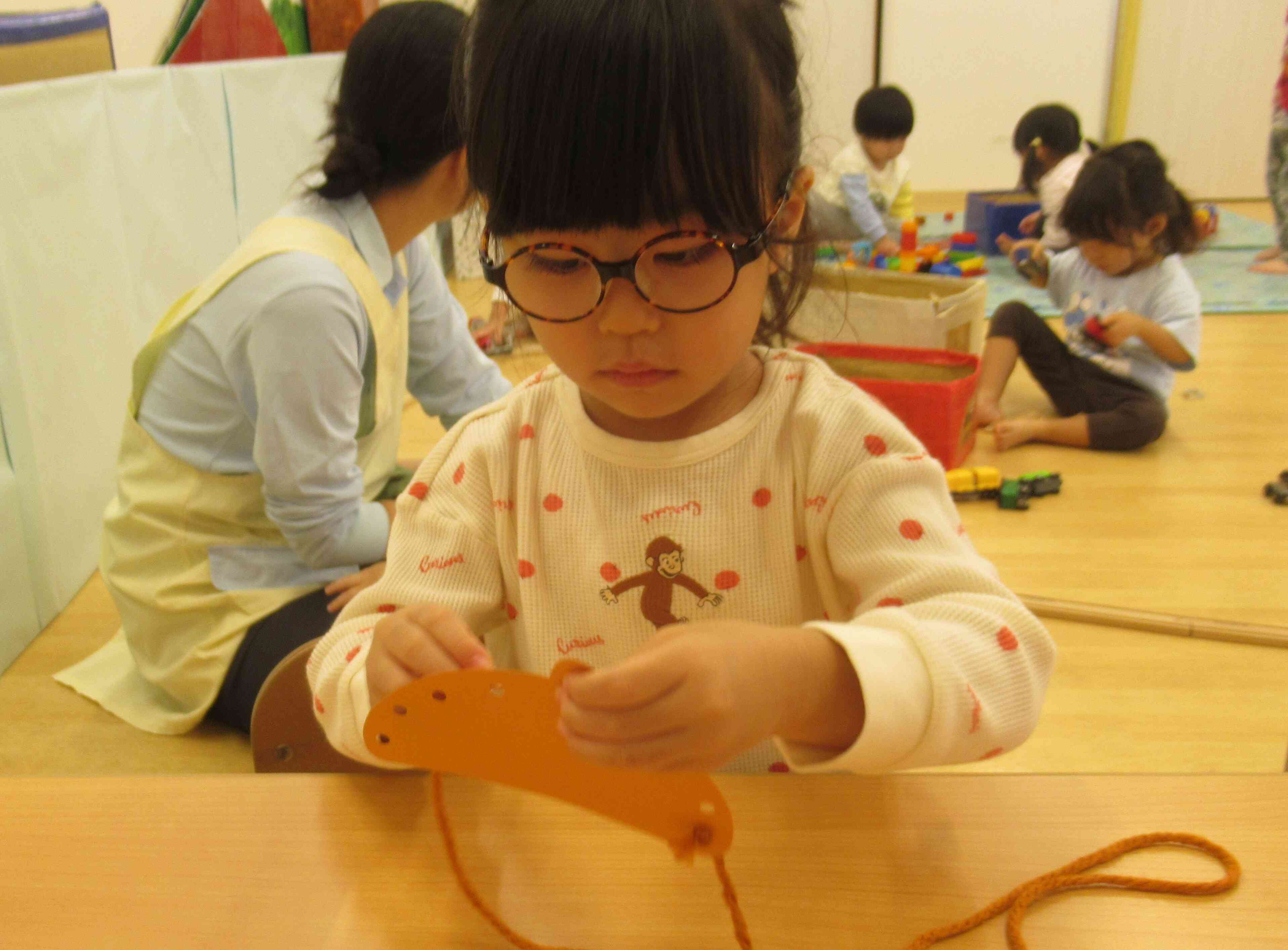 秋の製作遊び♪