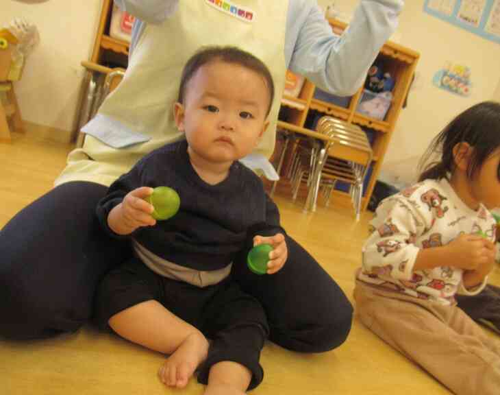 ぼくもできるよ～！