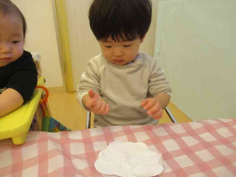 べたべたする！