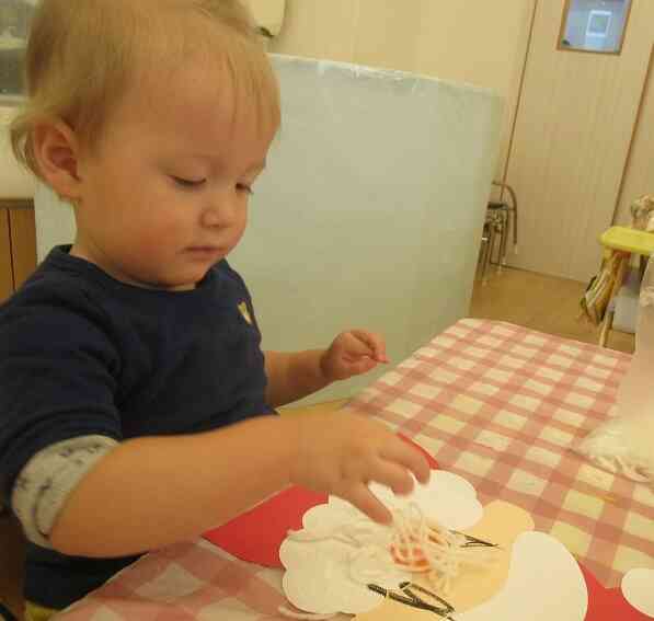 目も自分で描いたんだよ。