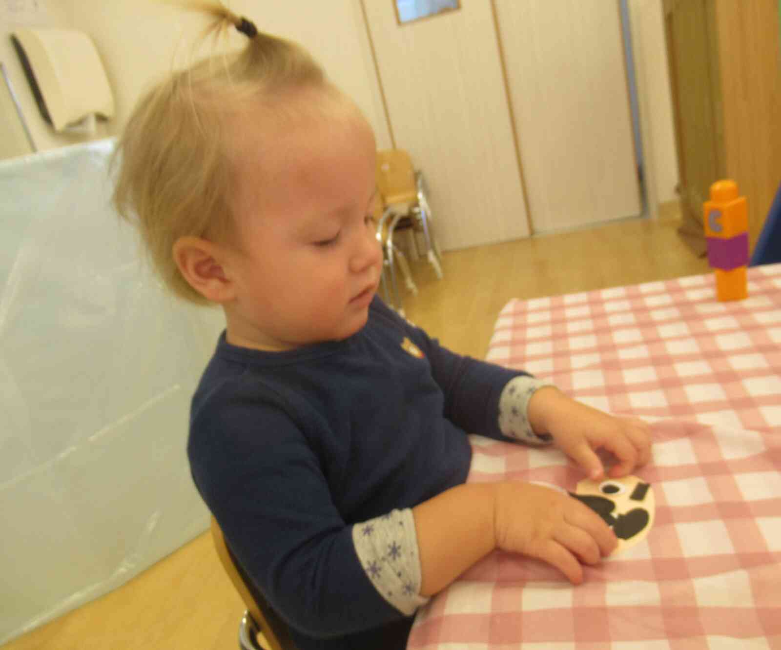 お顔をつけよう！