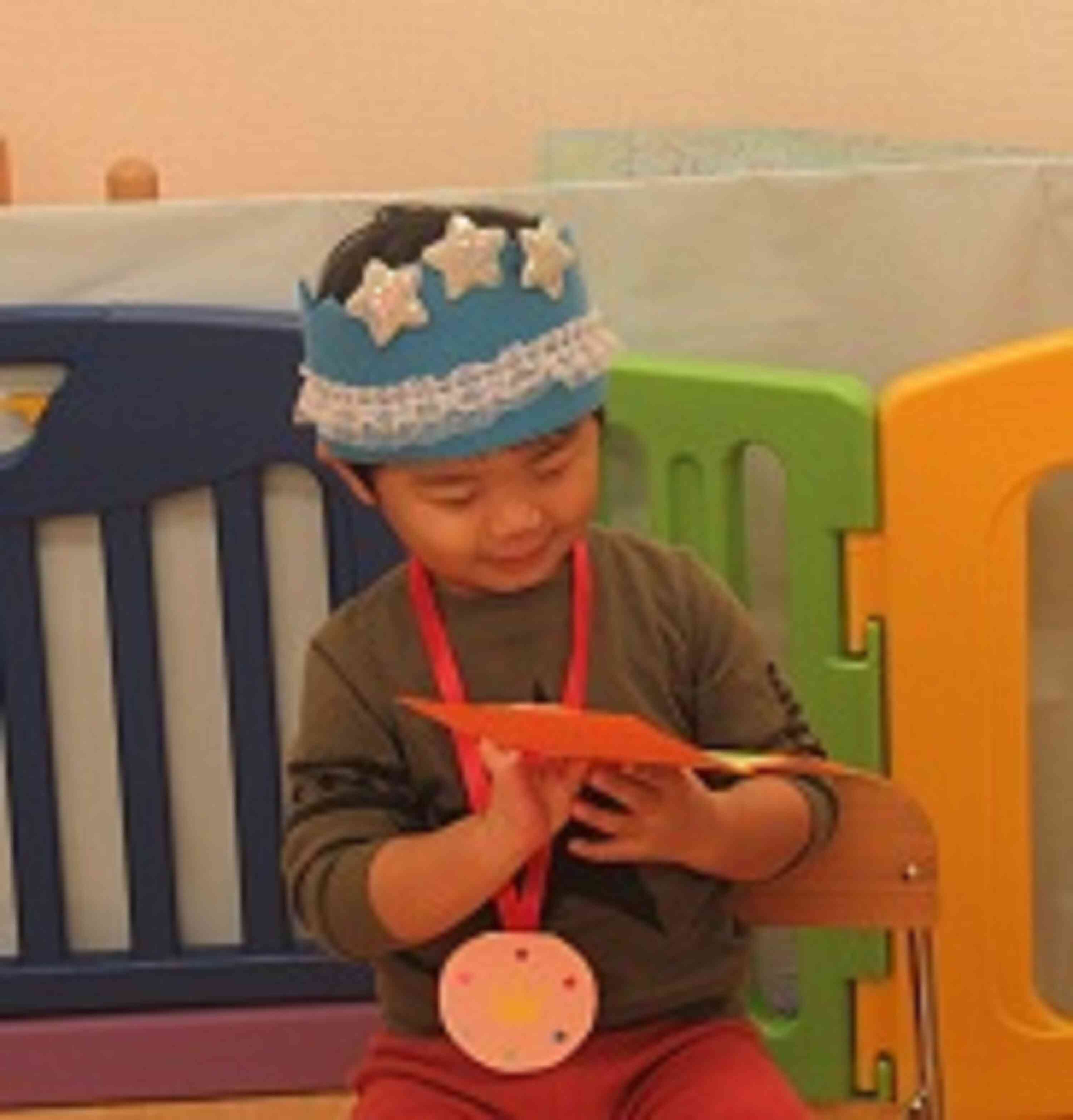 メダルと誕生日カードをもらったよ♪