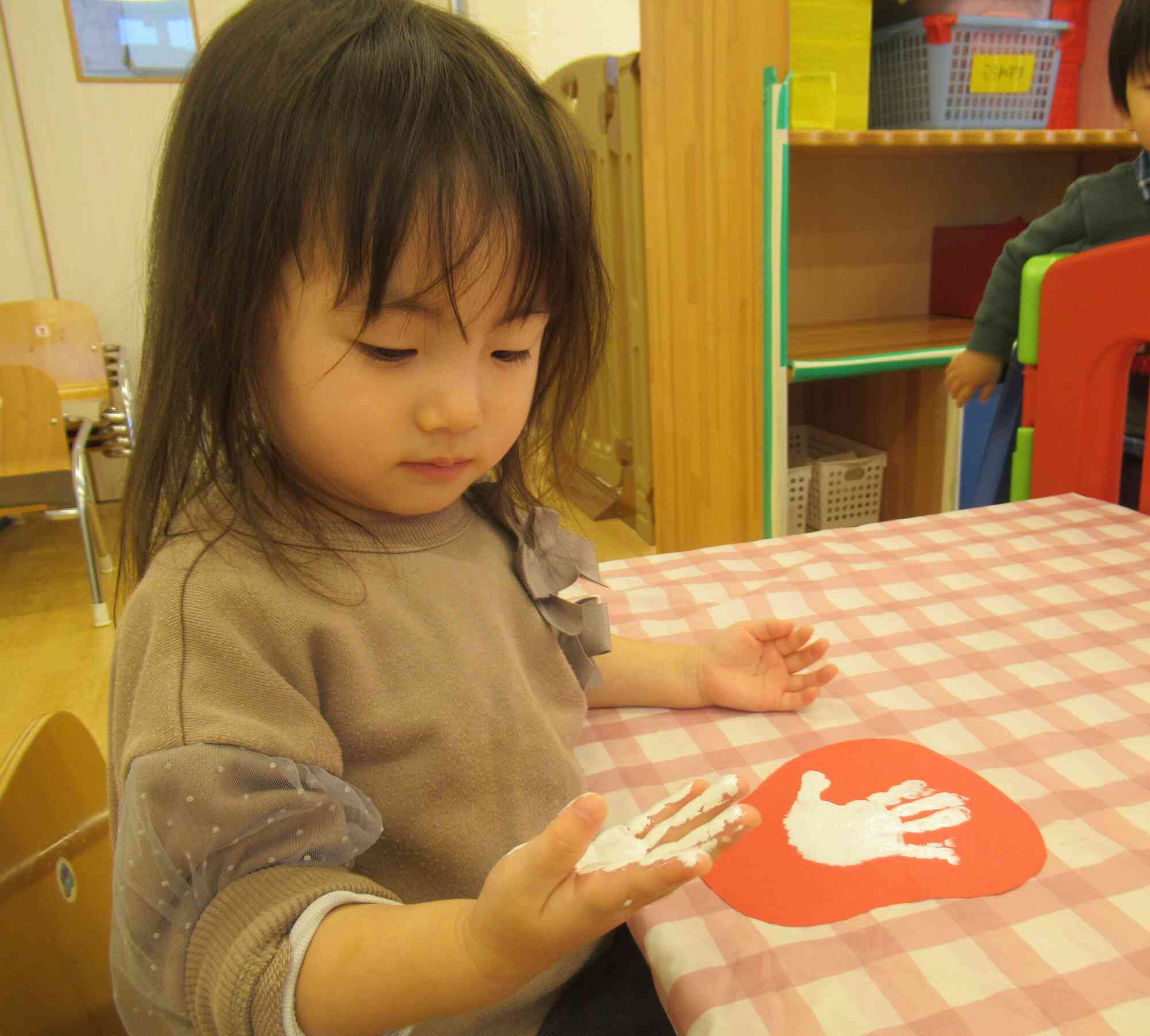 お正月製作をしたよ！（あひる組）