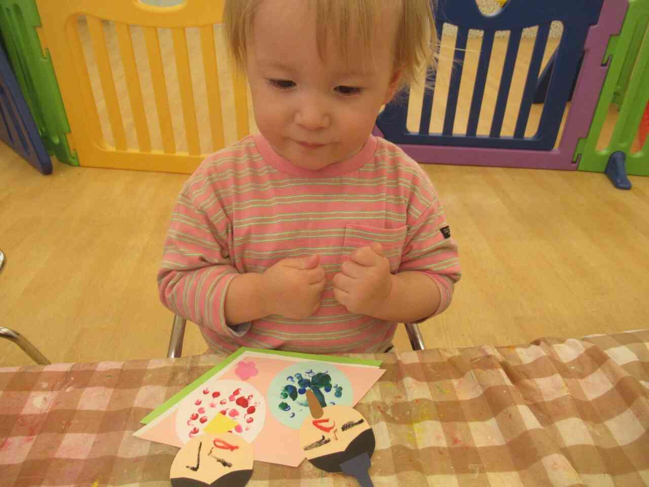 ひな祭り製作（あひる組）