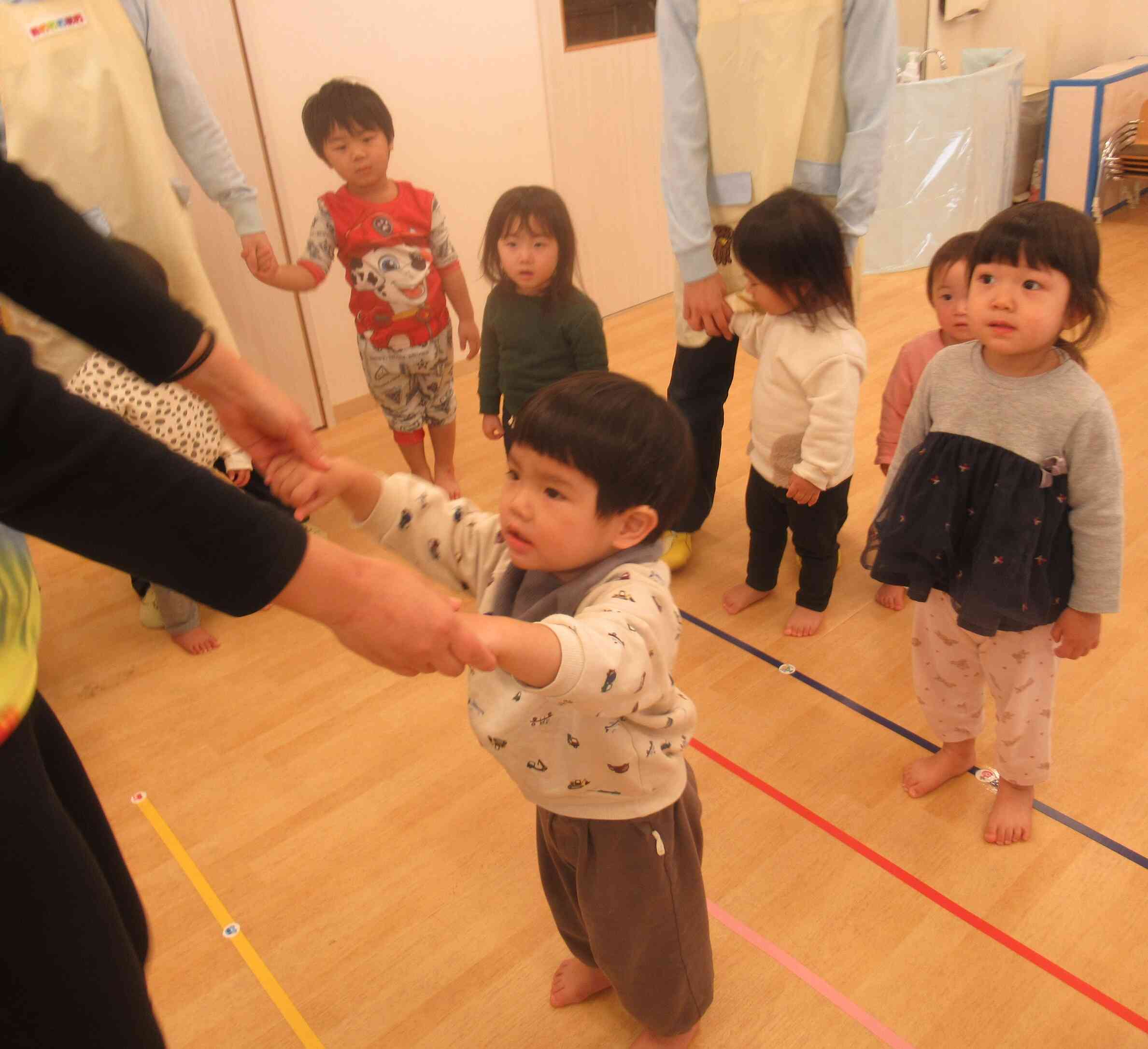 音楽に合わせて踊ったよ♪