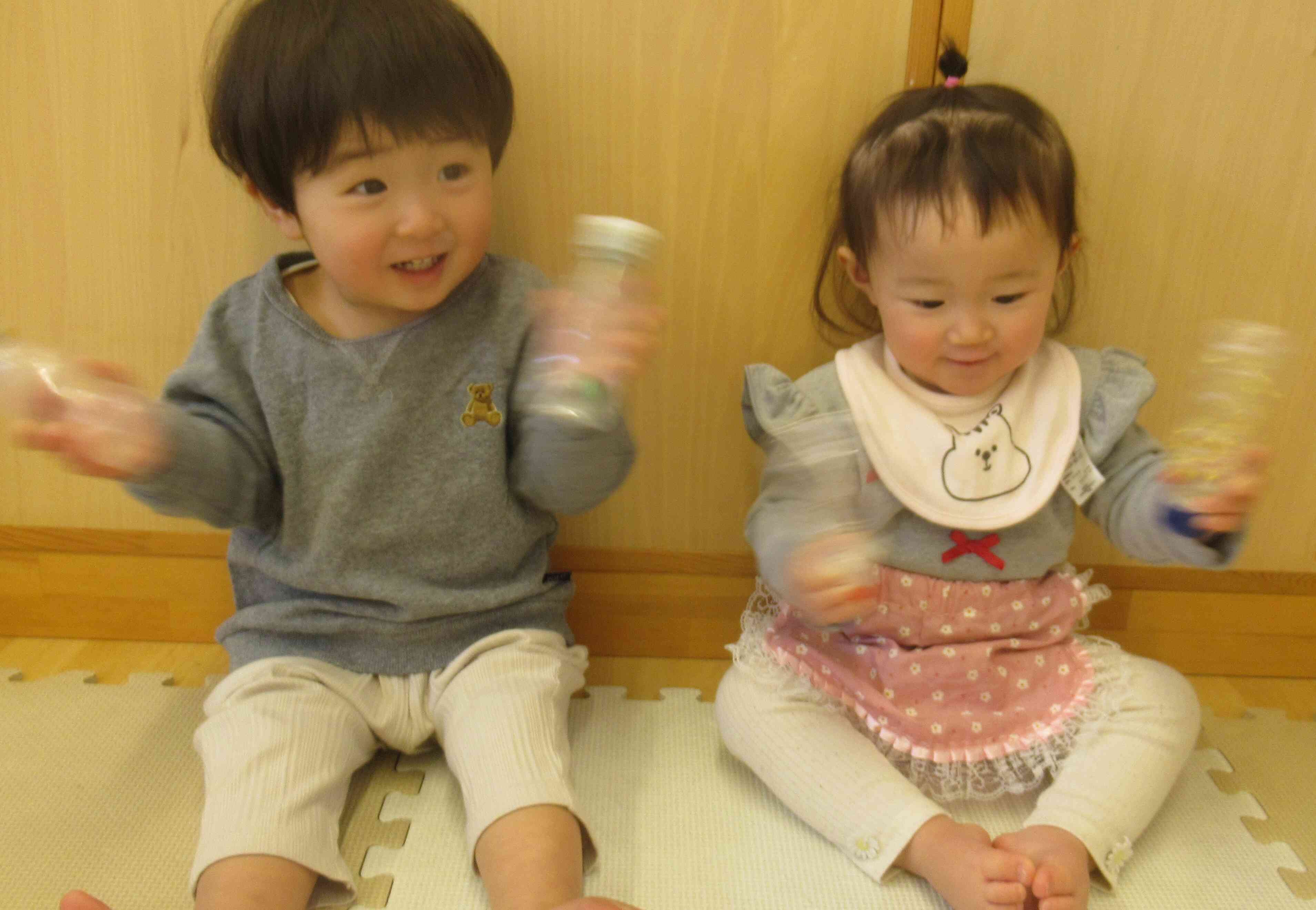 二人で仲良く♪