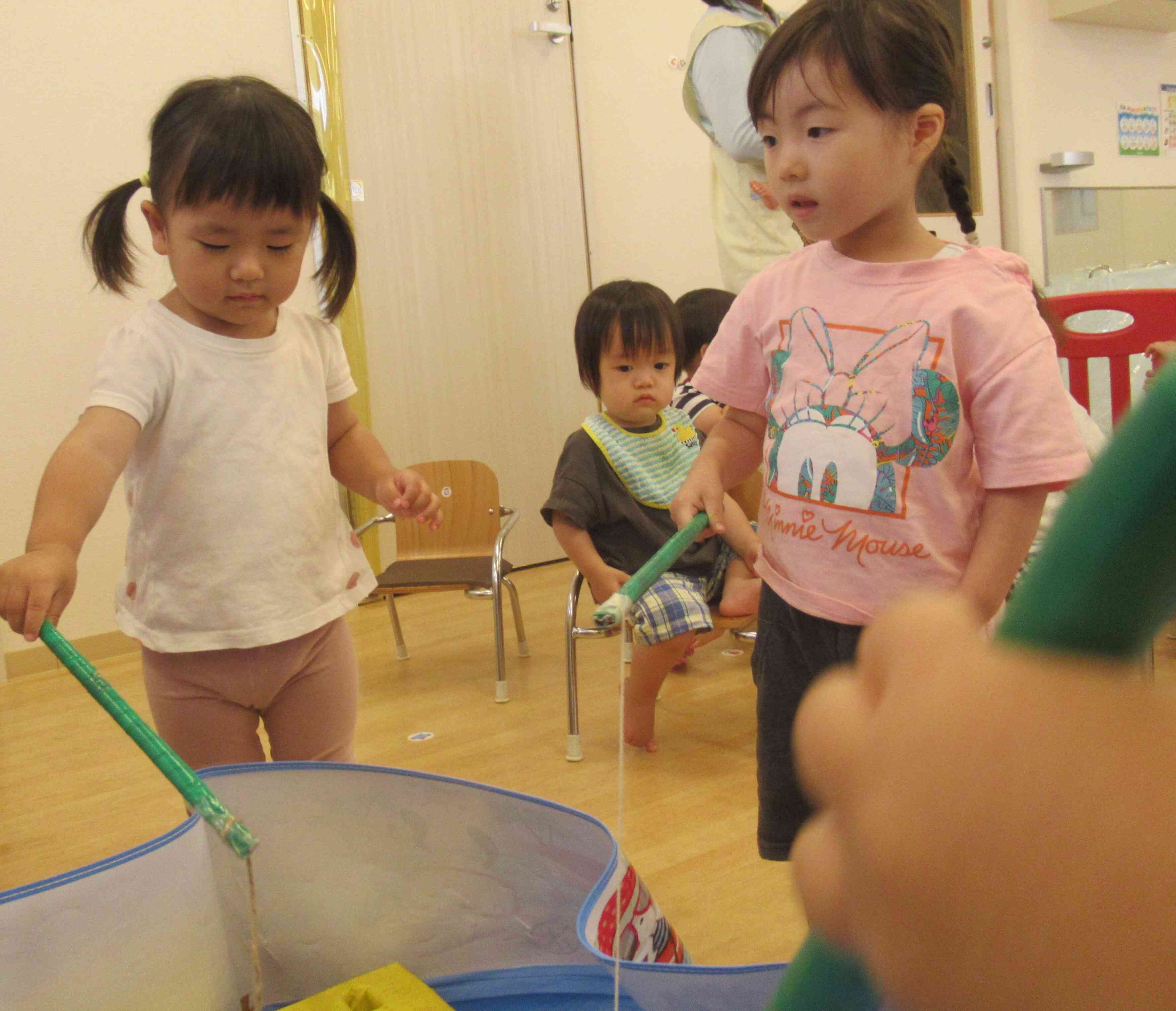 夢中で・・・