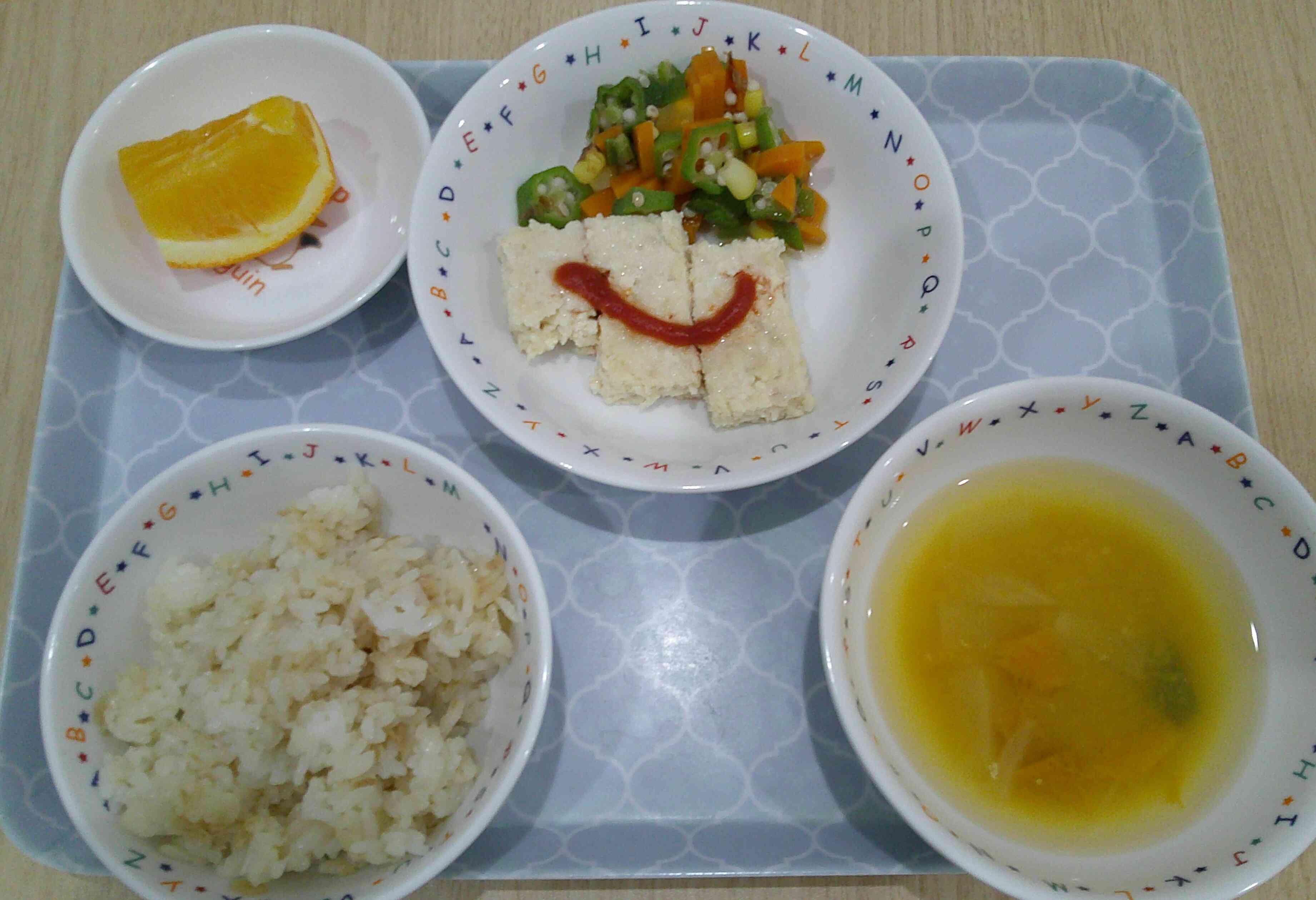 ８月２５日給食