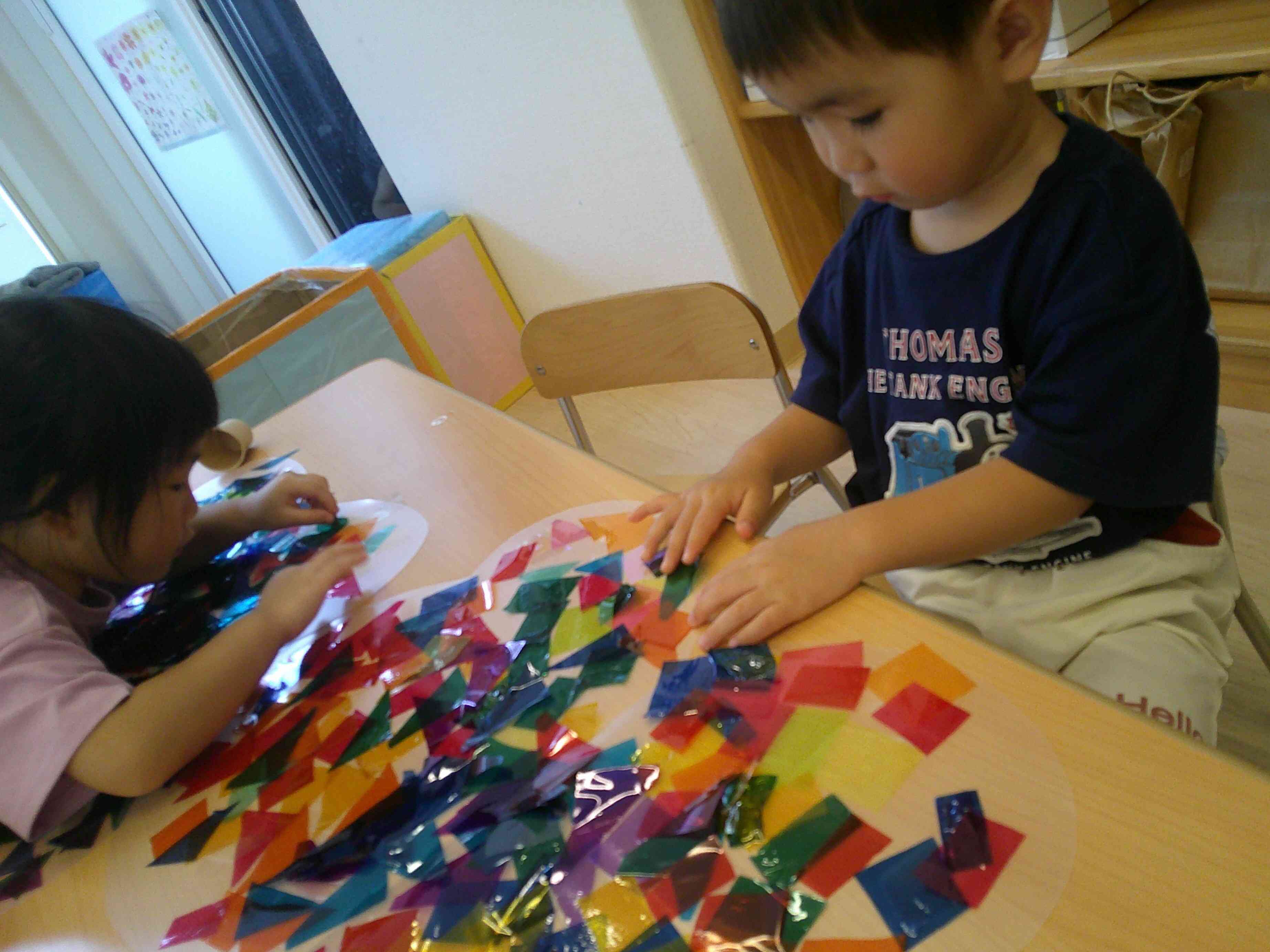 うさぎ組の運動会準備