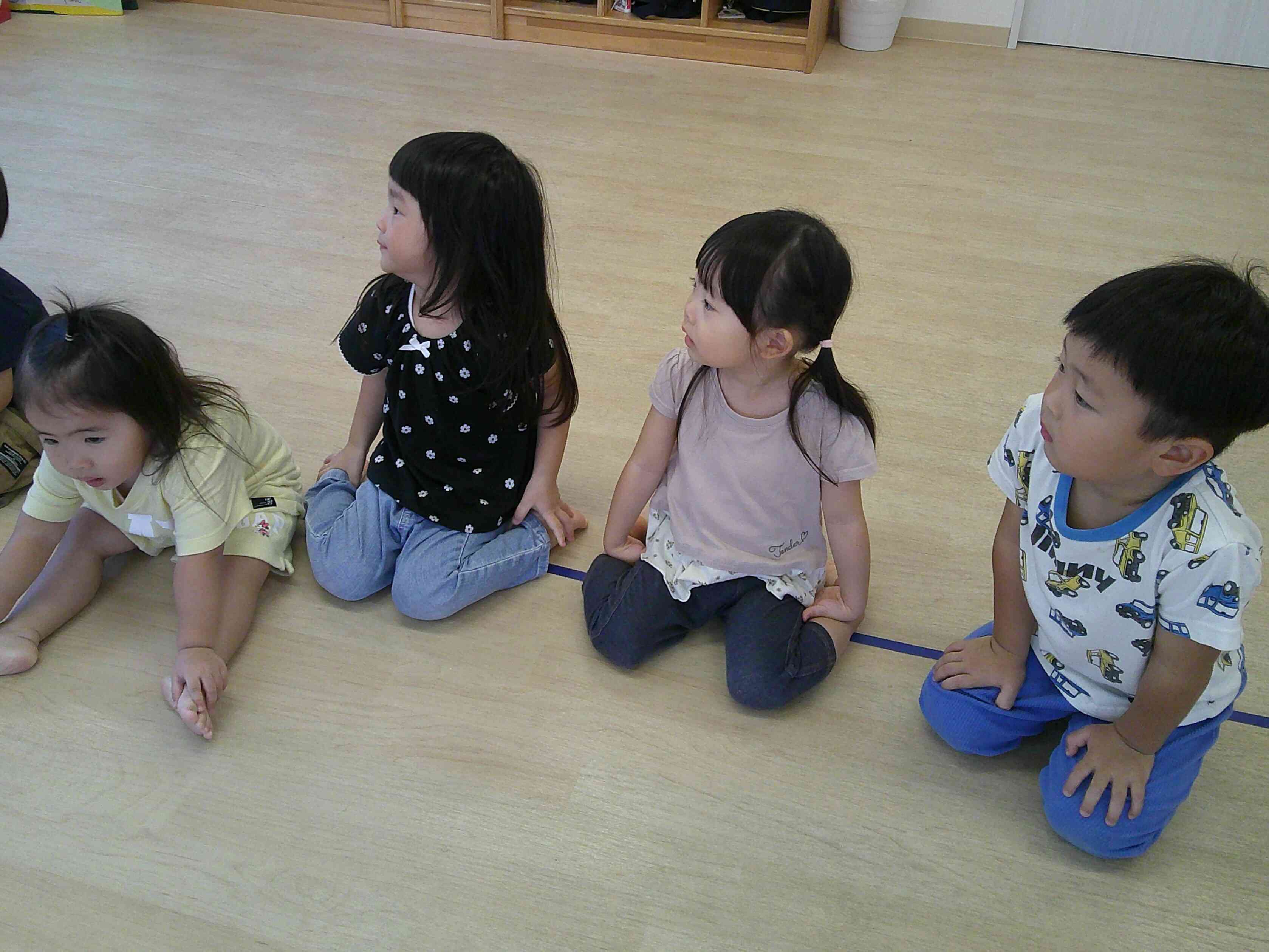 かけっこの練習