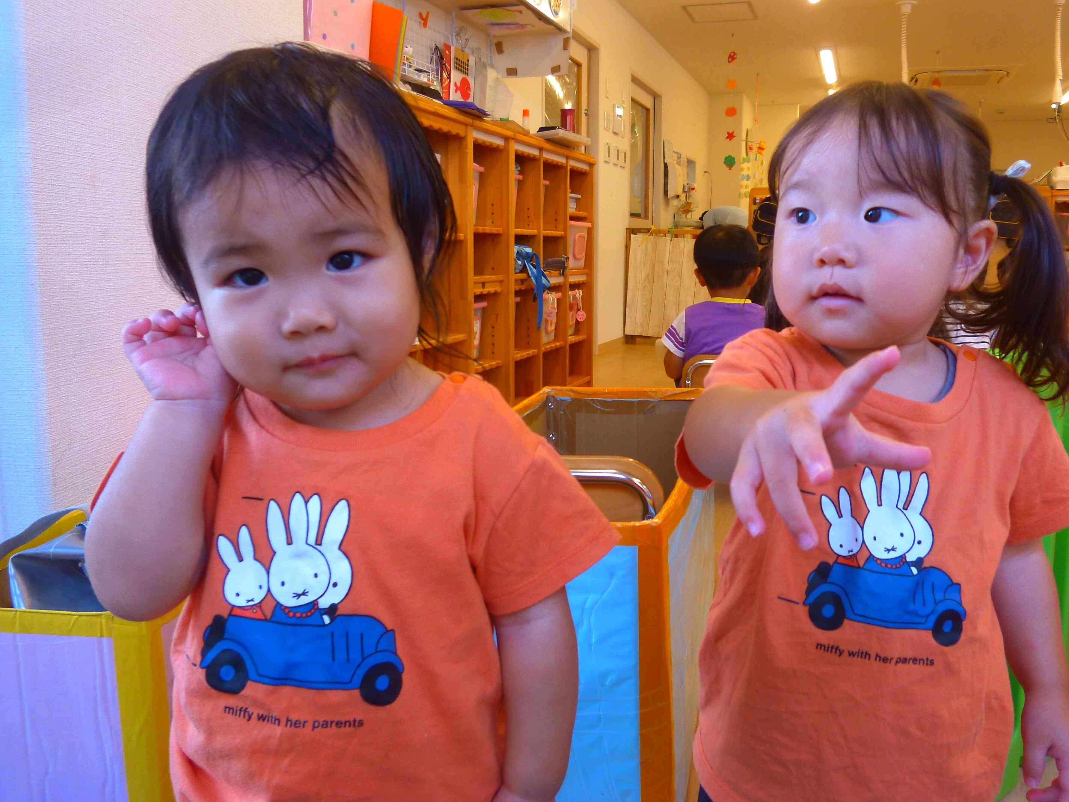 お揃いのお洋服!