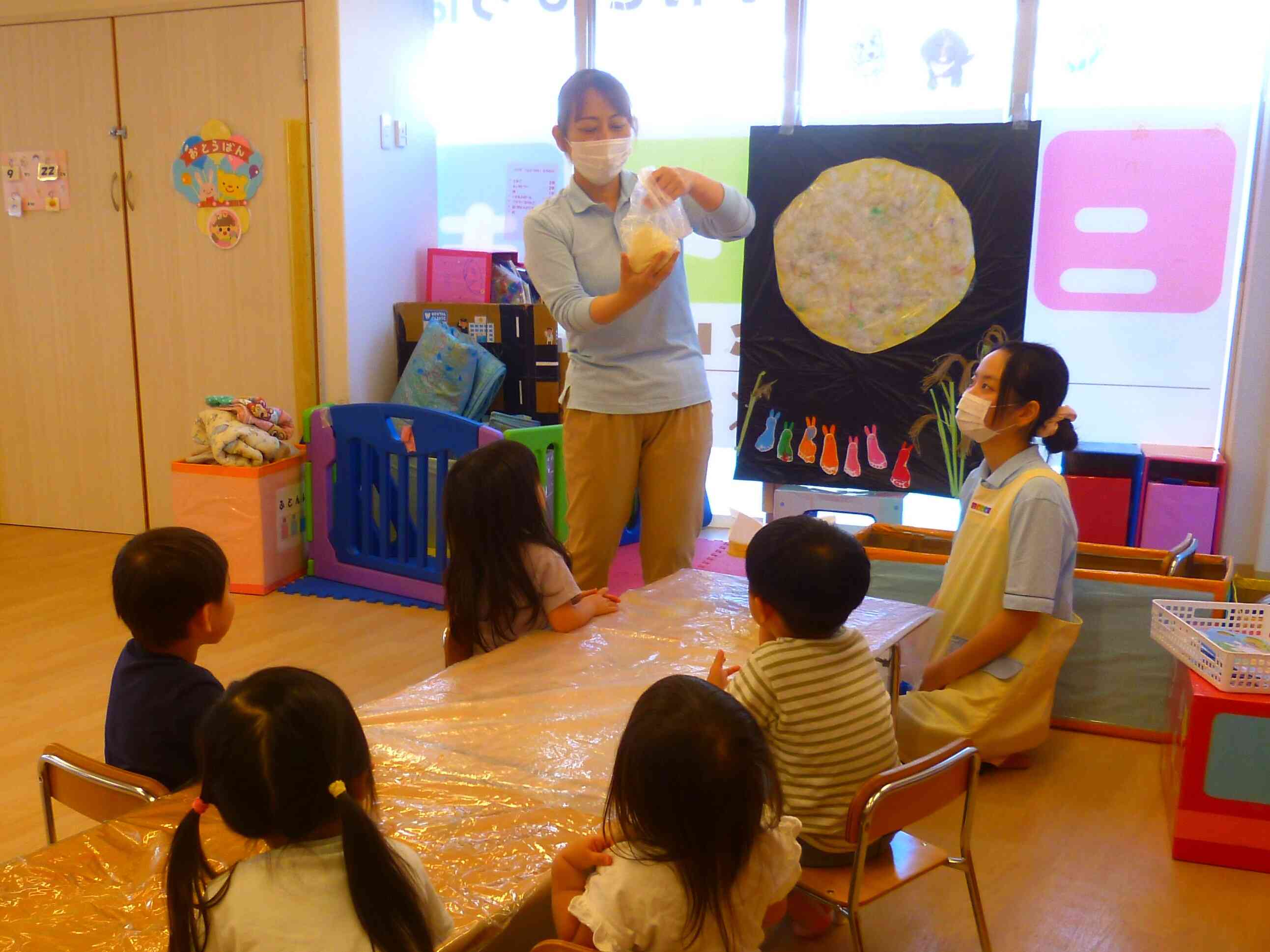 お月見会(ひよこ組さんといっしょに)