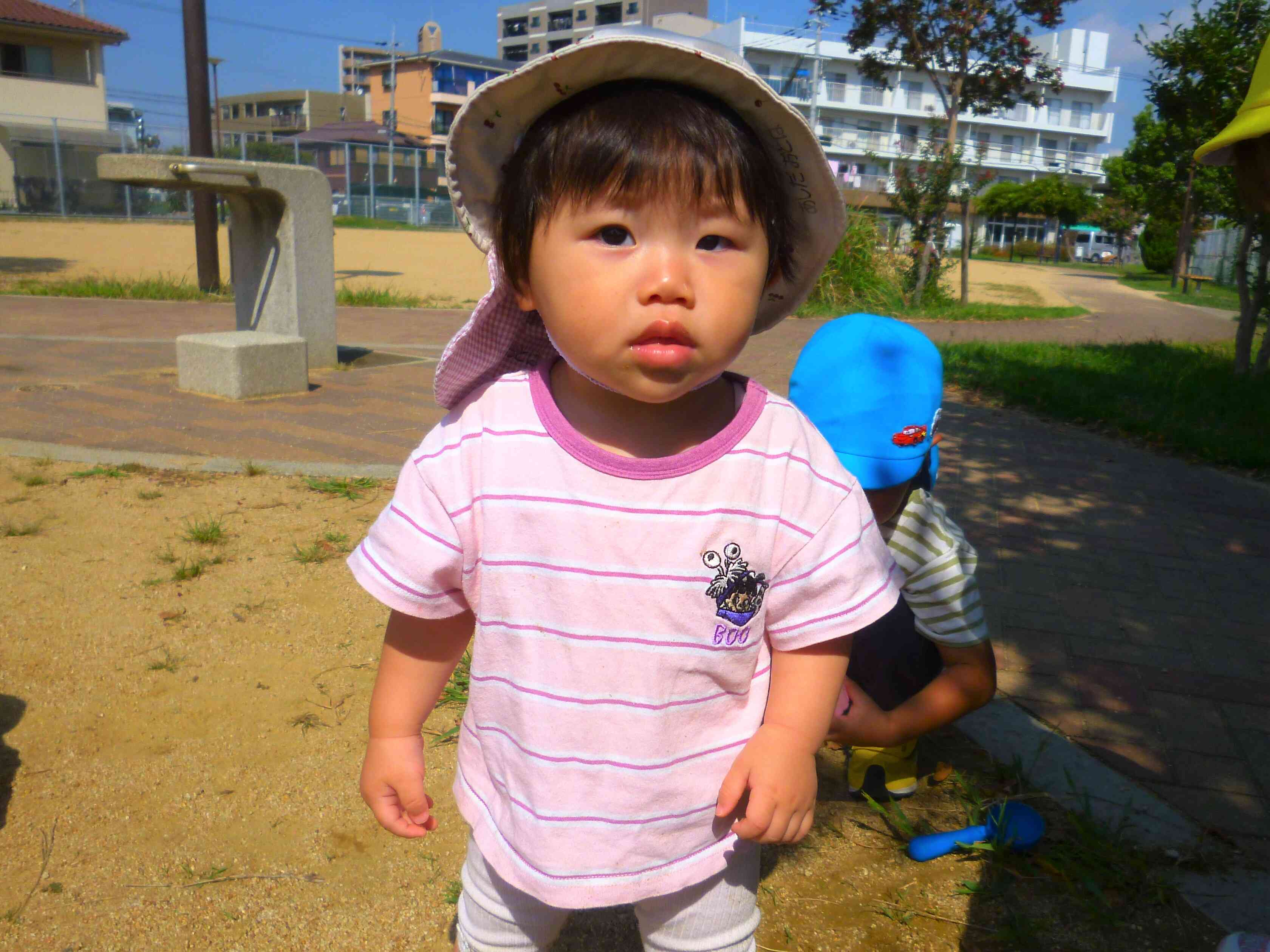 上手に立ってるひよこ組さん！