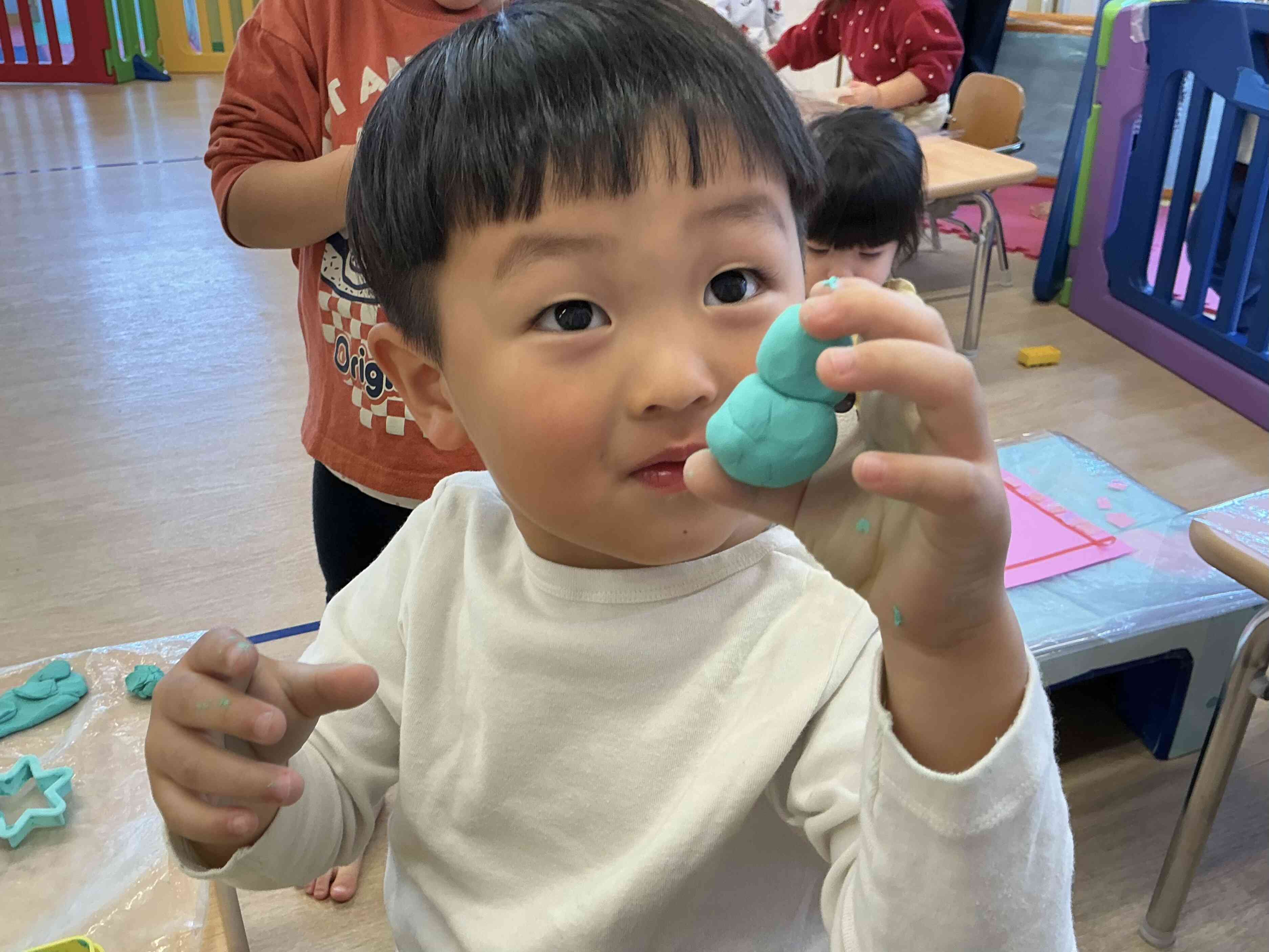 雪だるま作ったよ！